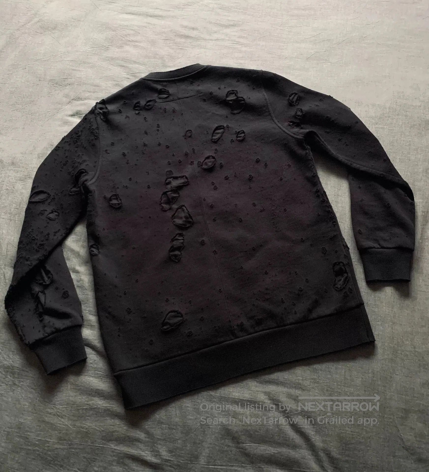 Givenchy Givenchy Double Layer Distressed Sweatshirt. Size US M / EU 48-50 / 2 - 2 Thumbnail