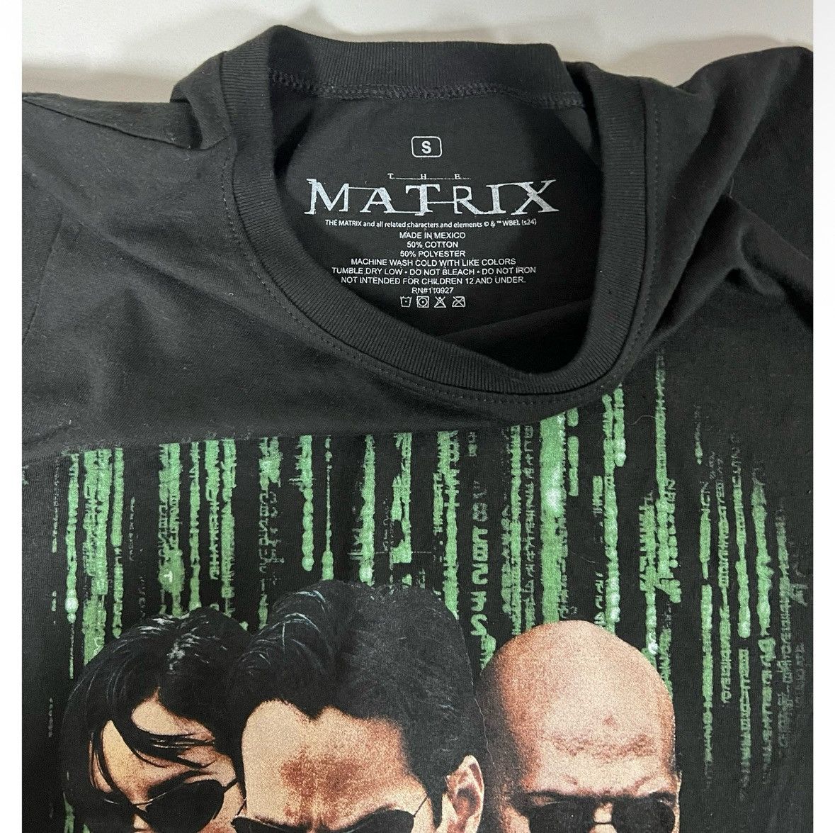 Band Tees Black Green ‘The Matrix’ Graphic Tee T-Shirt Top Size S 💚 Size US S / EU 44-46 / 1 - 3 Thumbnail
