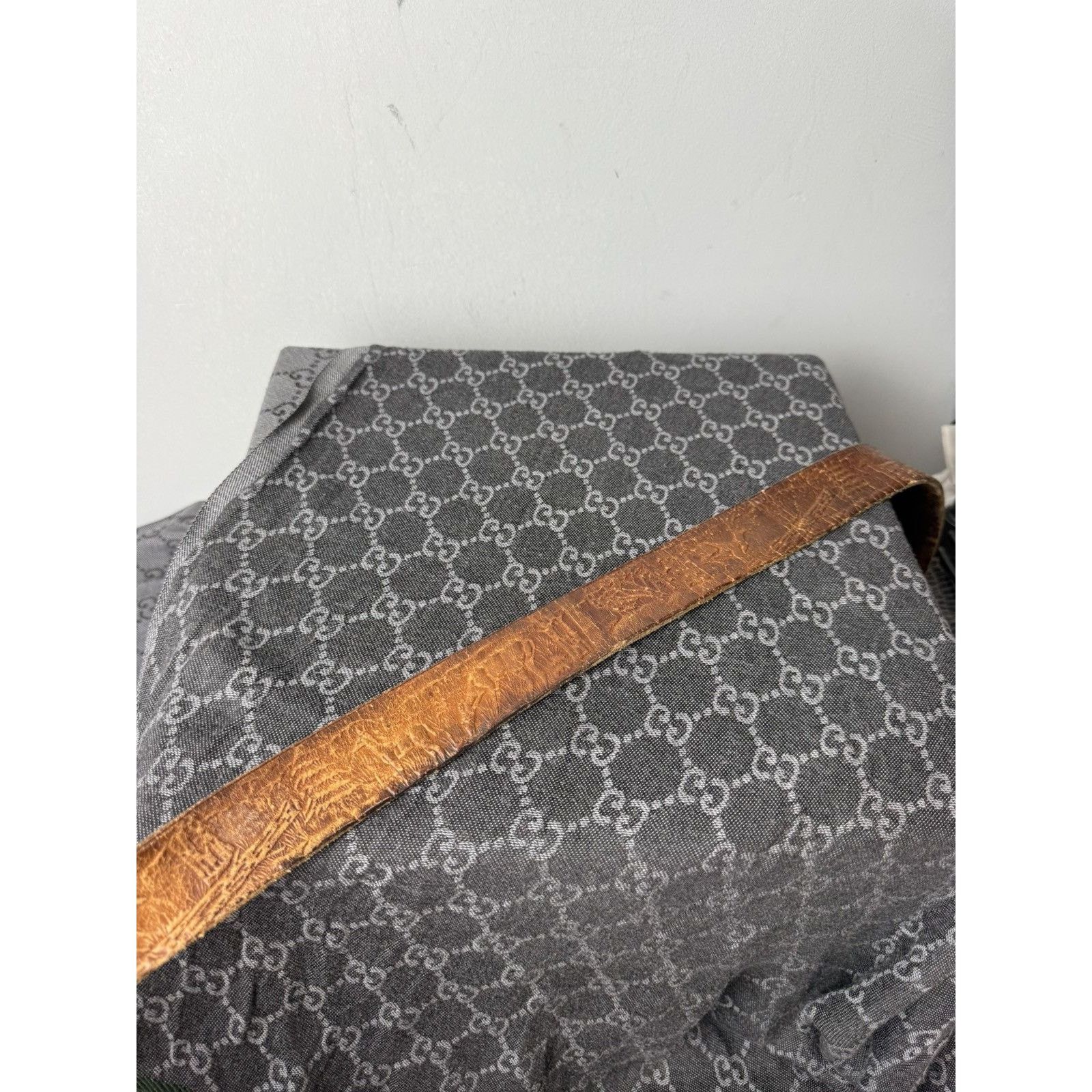 American Apparel Rare Vintage 1985 Hand Made Deer Leather Belt Western Cowboy Size ONE SIZE - 5 Thumbnail