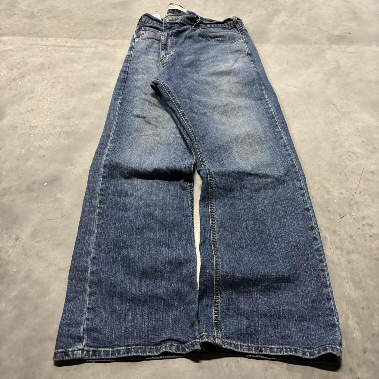 Japanese Brand × Levi's Crazy Vintage Y2K/2000s Grunge Dark Wash Levis Bootcut Denim Jeans! Size US 36 / EU 52 - 3 Thumbnail