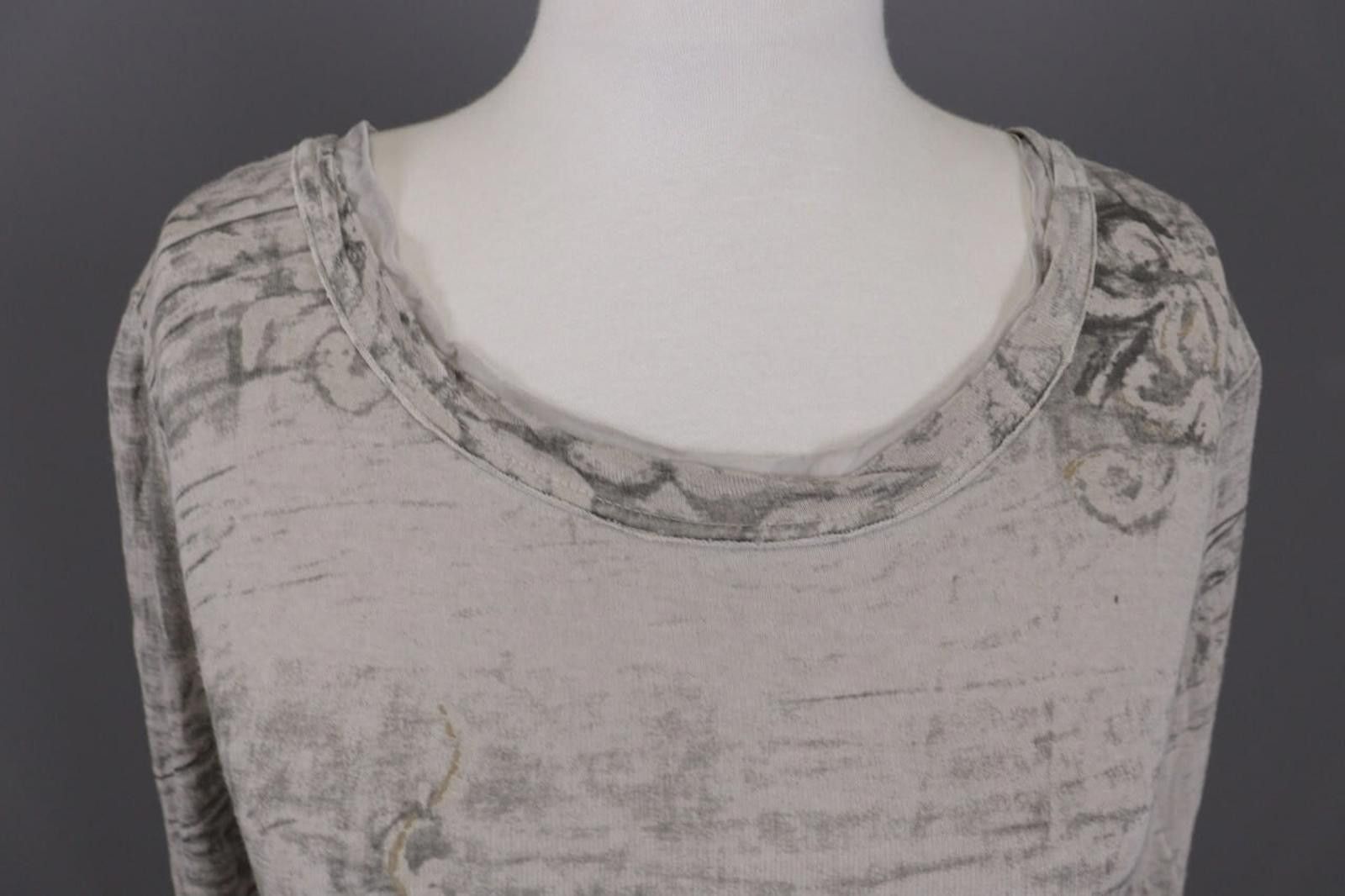 Bottega Veneta Bottega Gray Printed Velour Smoked Tunic Short Dress Size M / US 6-8 / IT 42-44 - 2 Thumbnail