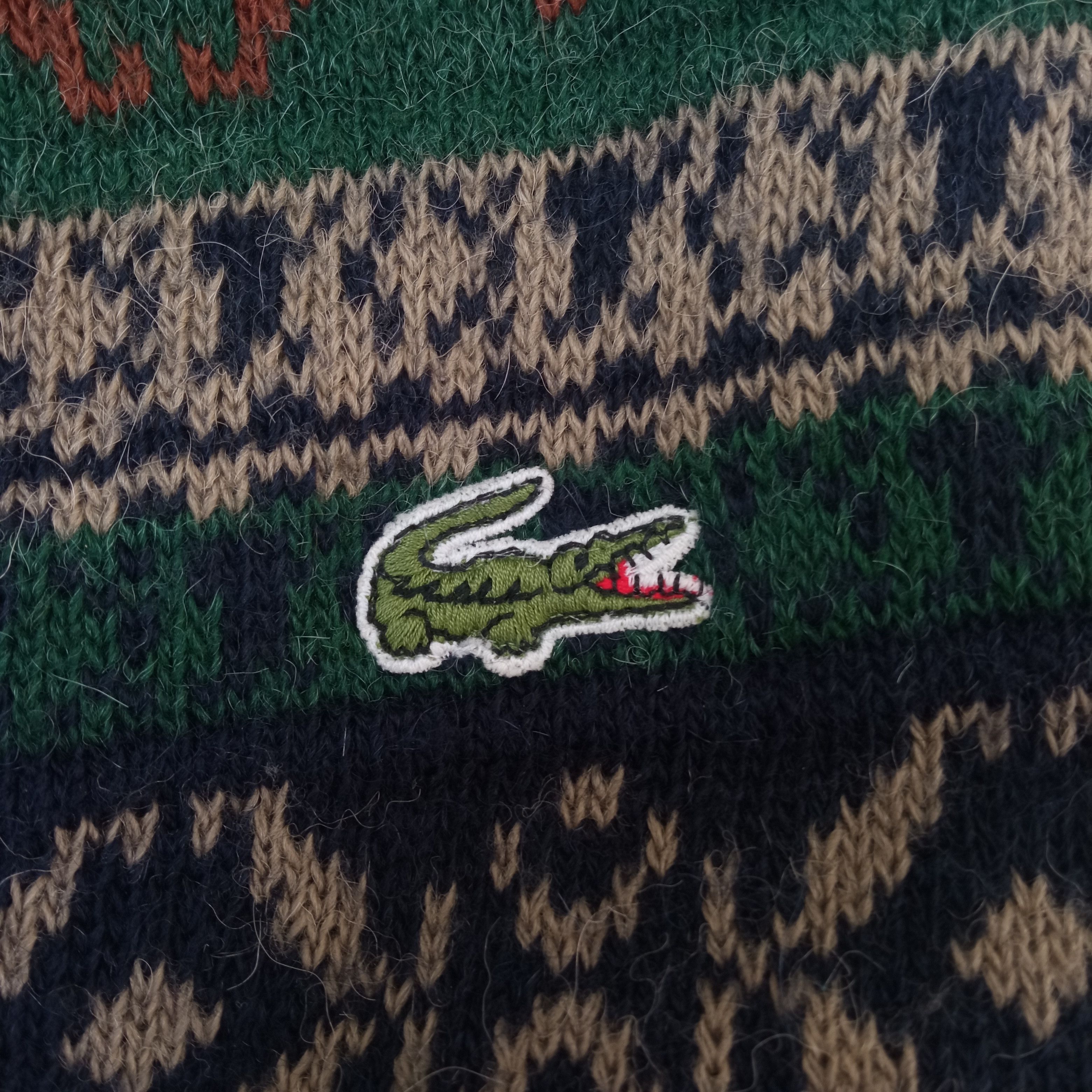 Lacoste × Vintage Lacoste crazy vintage sweater Size US M / EU 48-50 / 2 - 4 Thumbnail