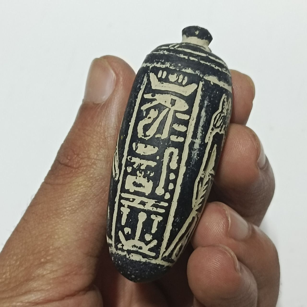 Other Hand-carved Egyptian stone artifact with pharaonic art Size ONE SIZE - 4 Thumbnail