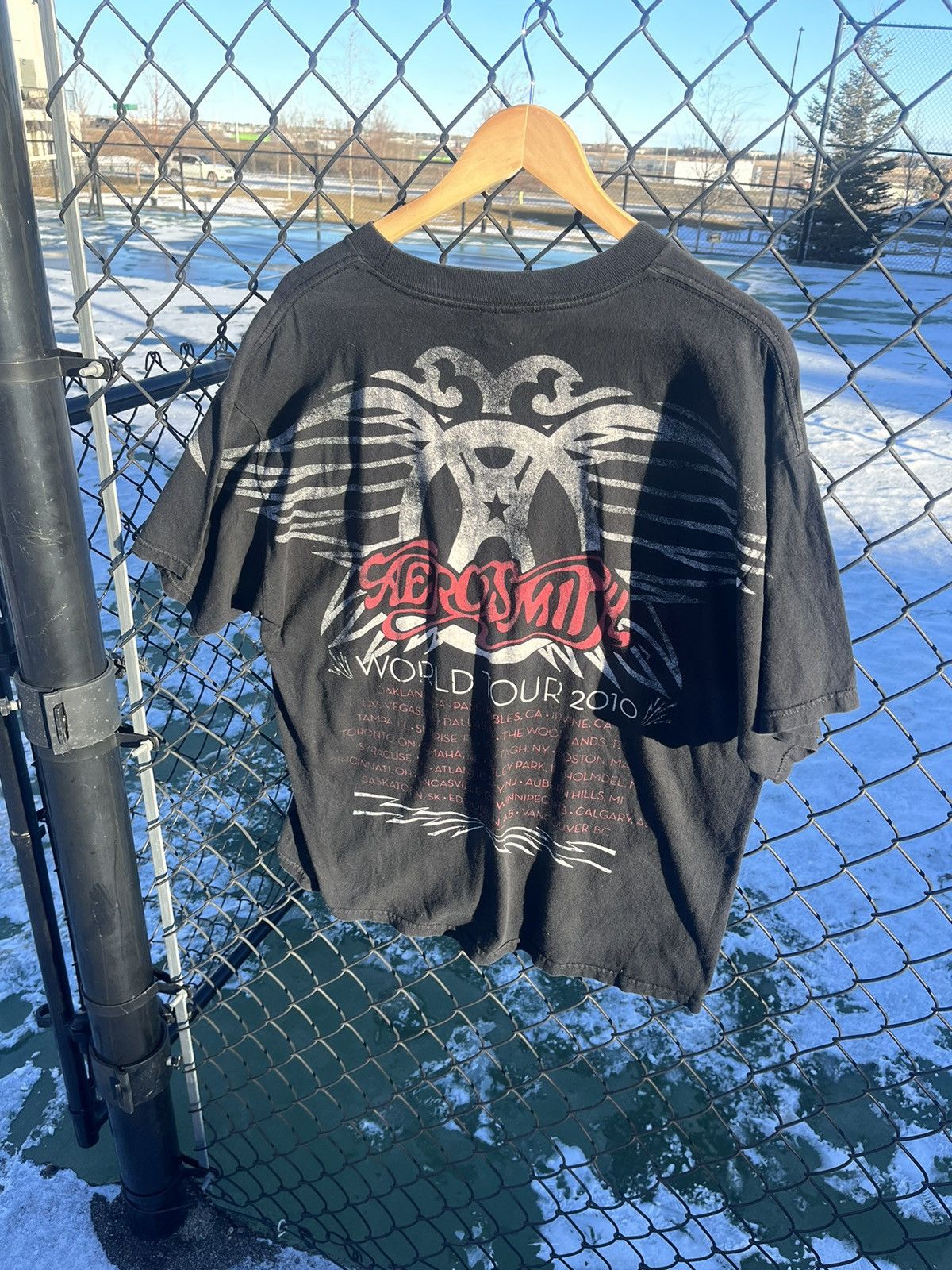 Band Tees × Vintage Vintage Aerosmith World Tour Size US L / EU 52-54 / 3 - 2 Thumbnail