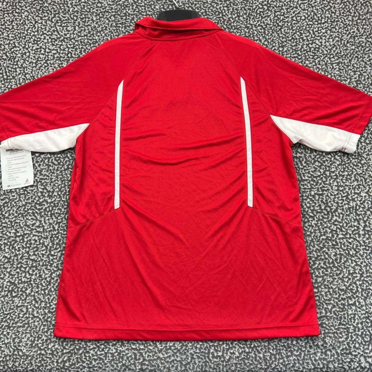Holloway Holloway Polo Shirt Men Red Short Sleeve Collared Adult L Size US L / EU 52-54 / 3 - 2 Thumbnail