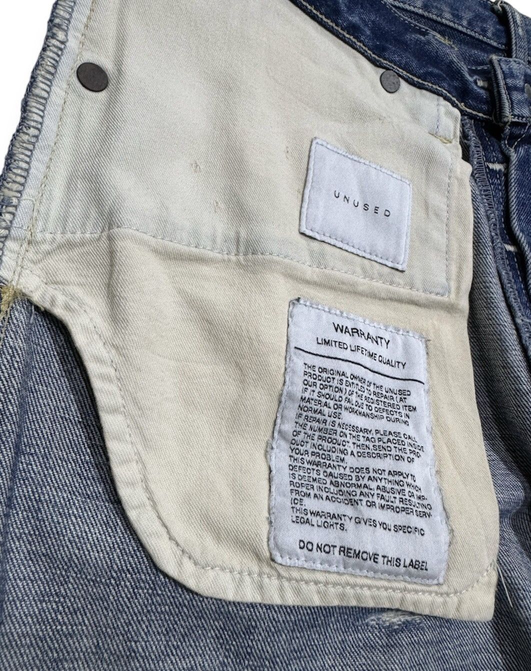 Unused FW19 Unused Damaged Denim Size US 32 / EU 48 - 12 Thumbnail
