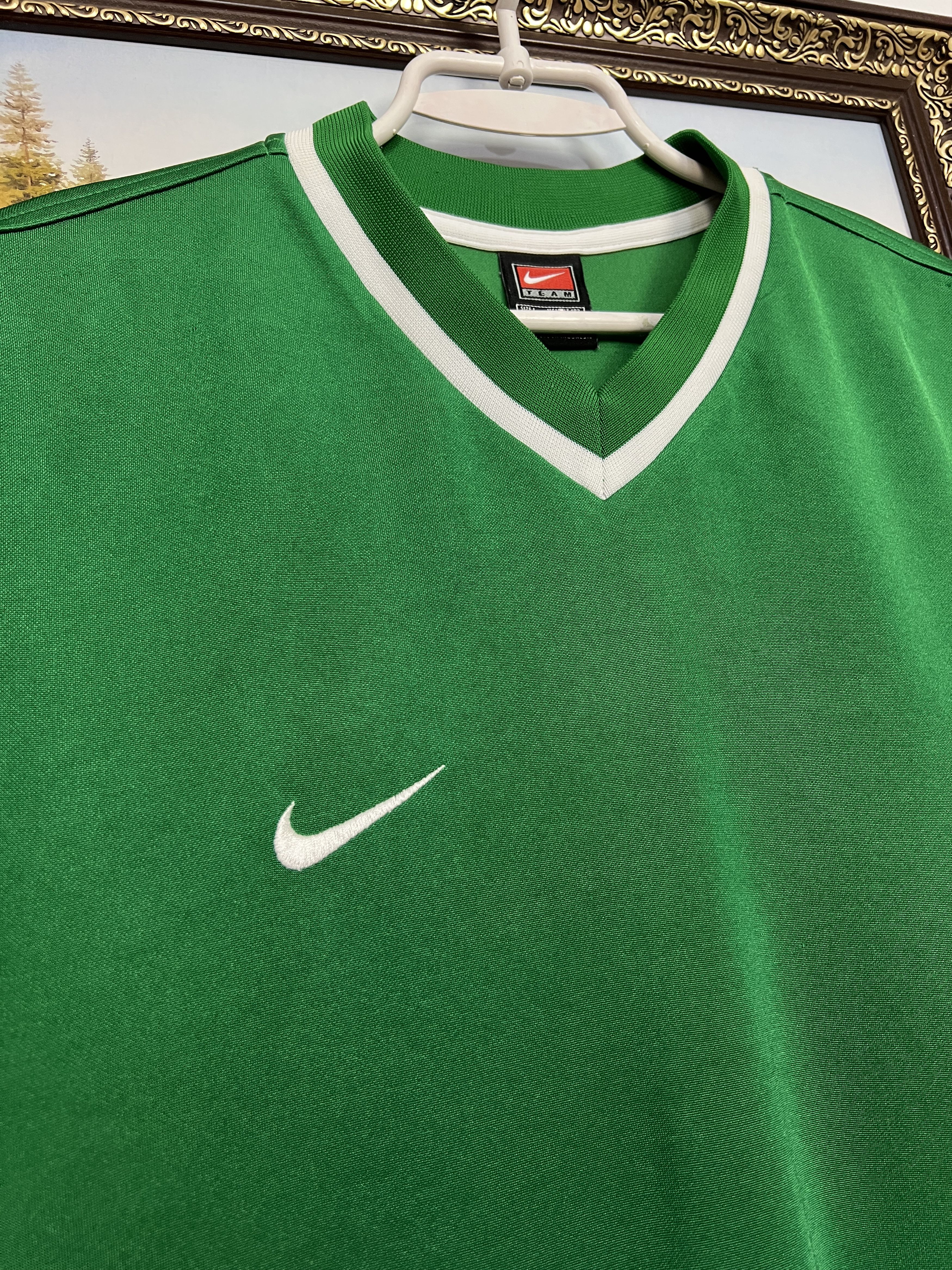 Nike Nigeria Football Template Shirt Long Sleeve Jersey Trikot Size US L / EU 52-54 / 3 - 4 Thumbnail