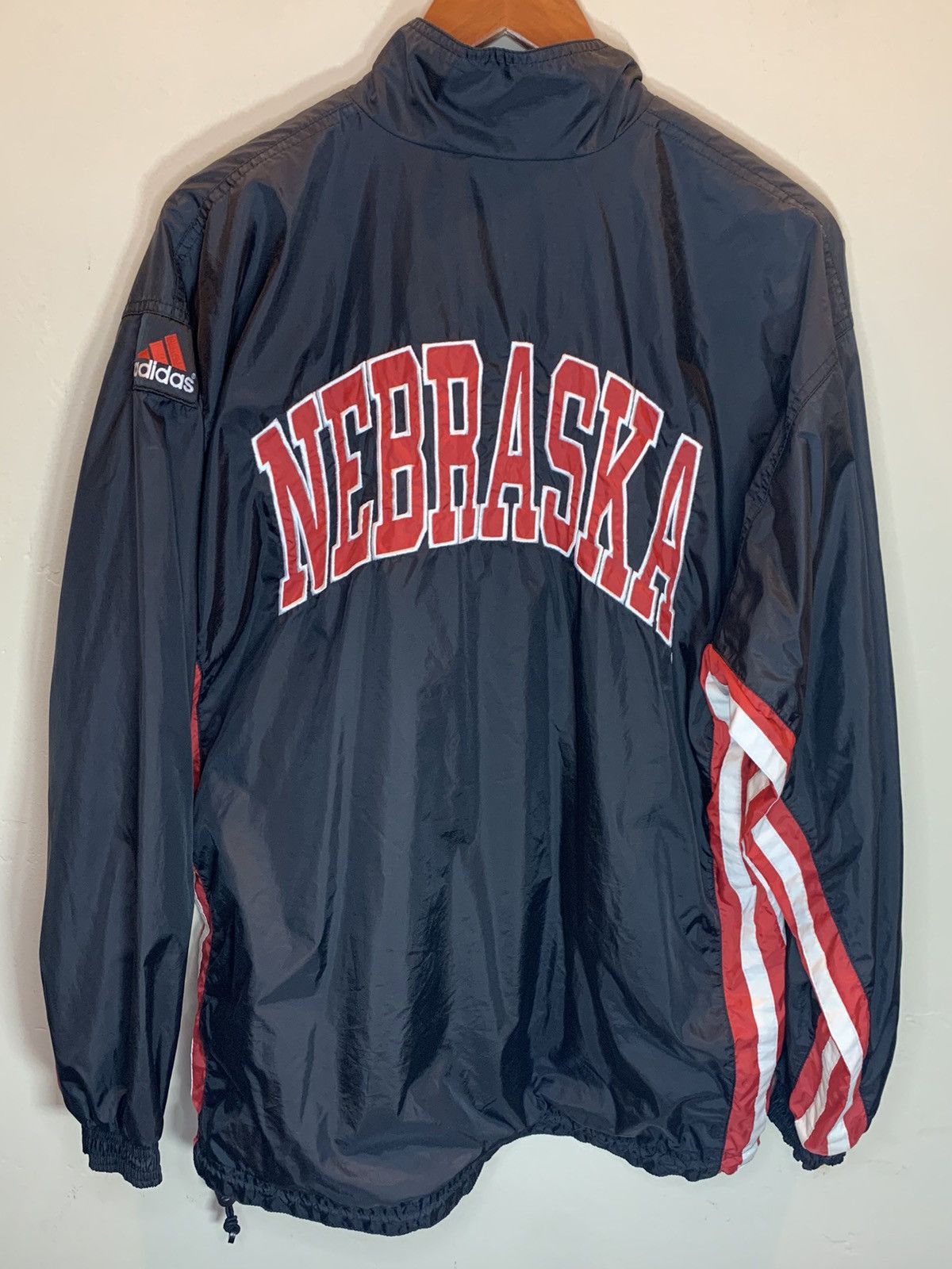 Adidas *RARE* Vintage 90’s Nebraska Huskers Adidas NCAA Zip Jacket Size US S / EU 44-46 / 1 - 1 Thumbnail