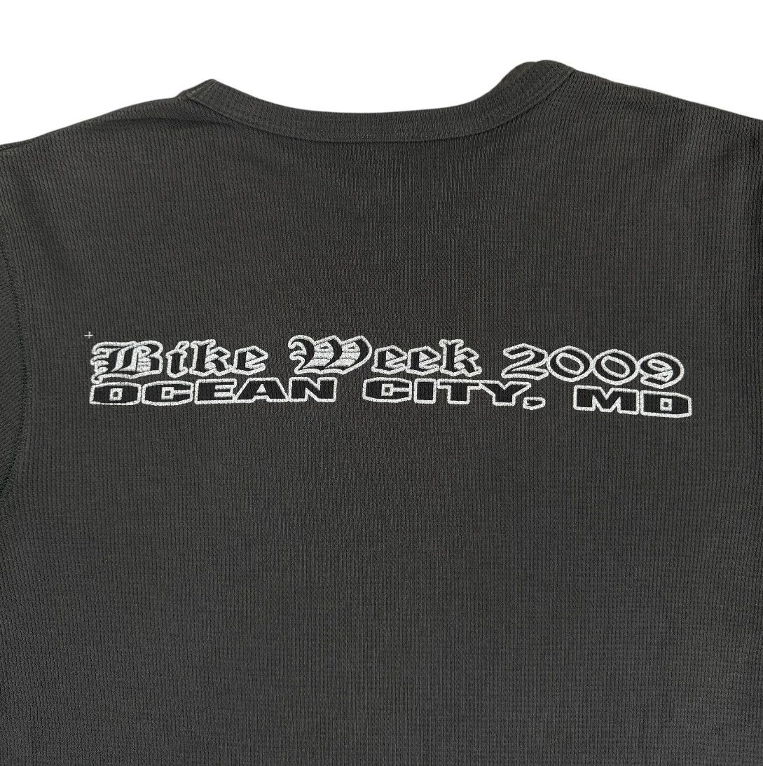 Vintage Vintage 2000s Biker "Fill Her up" Thermal Long Sleeve Size US XL / EU 56 / 4 - 8 Thumbnail