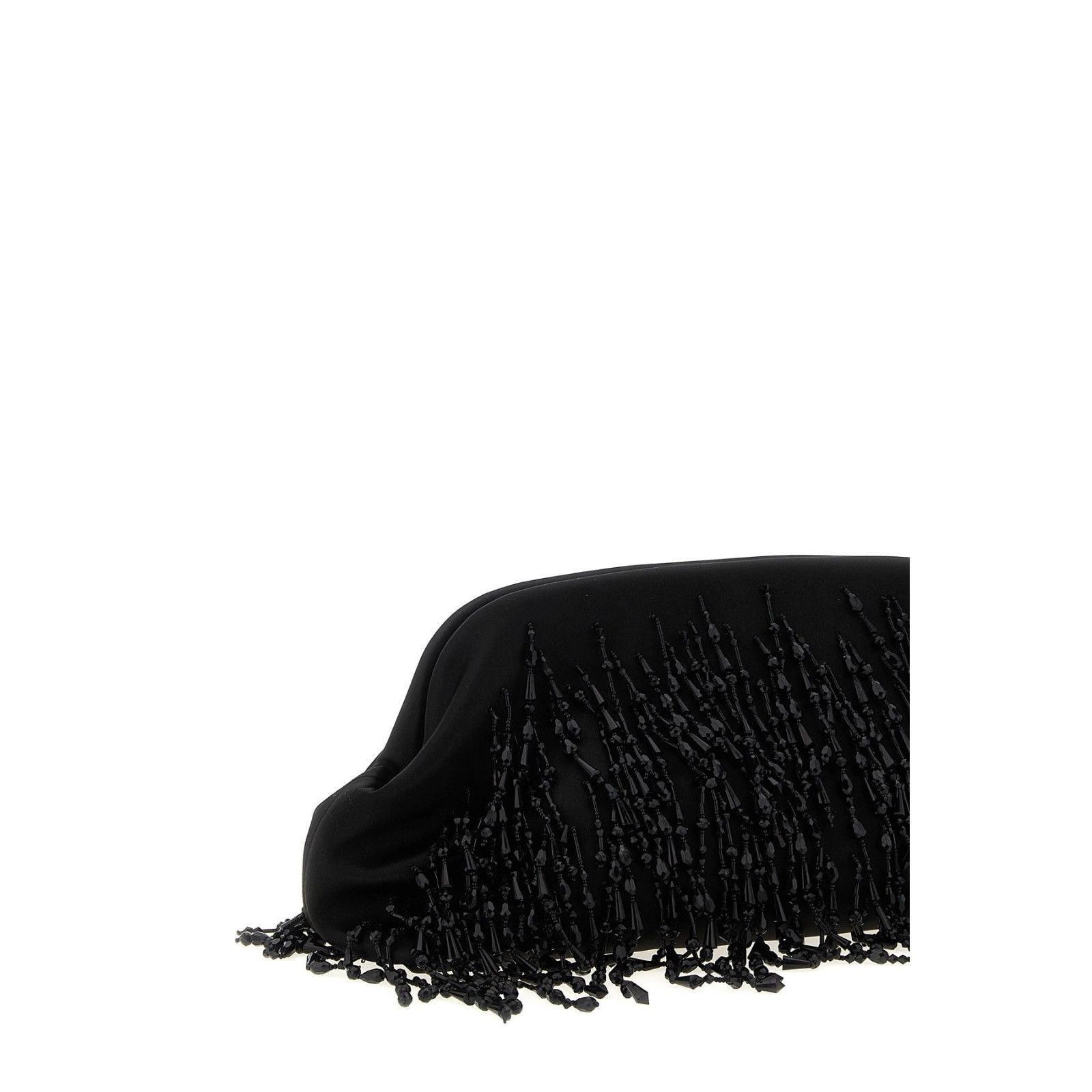 Alberta Ferretti Alberta Ferretti Black Satin Clutch New & Authentic Size ONE SIZE - 3 Thumbnail