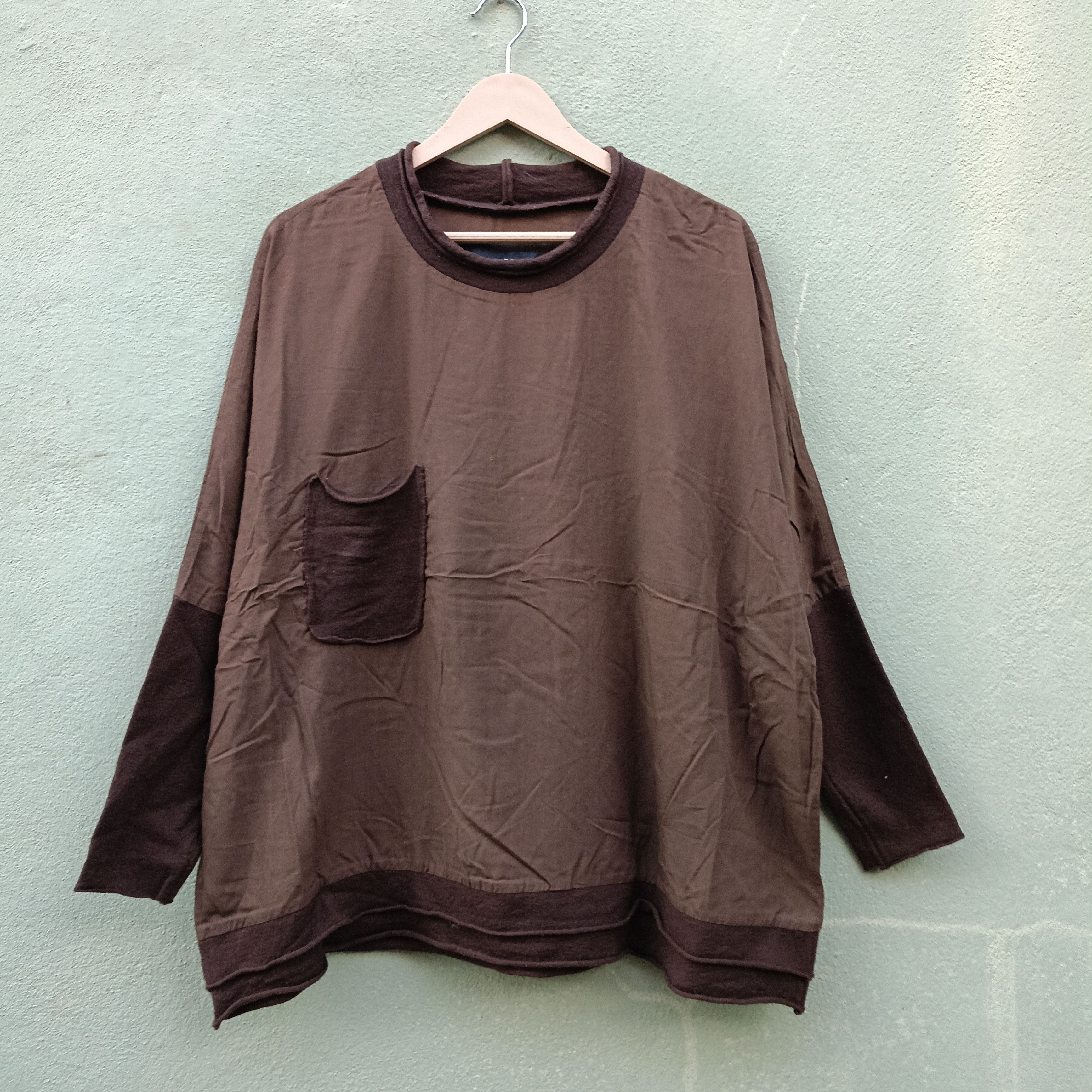 Japanese Brand IFCET Brown Long Sleeve Sweater Size XXL / US 16-18 / IT 52-54 - 1 Thumbnail