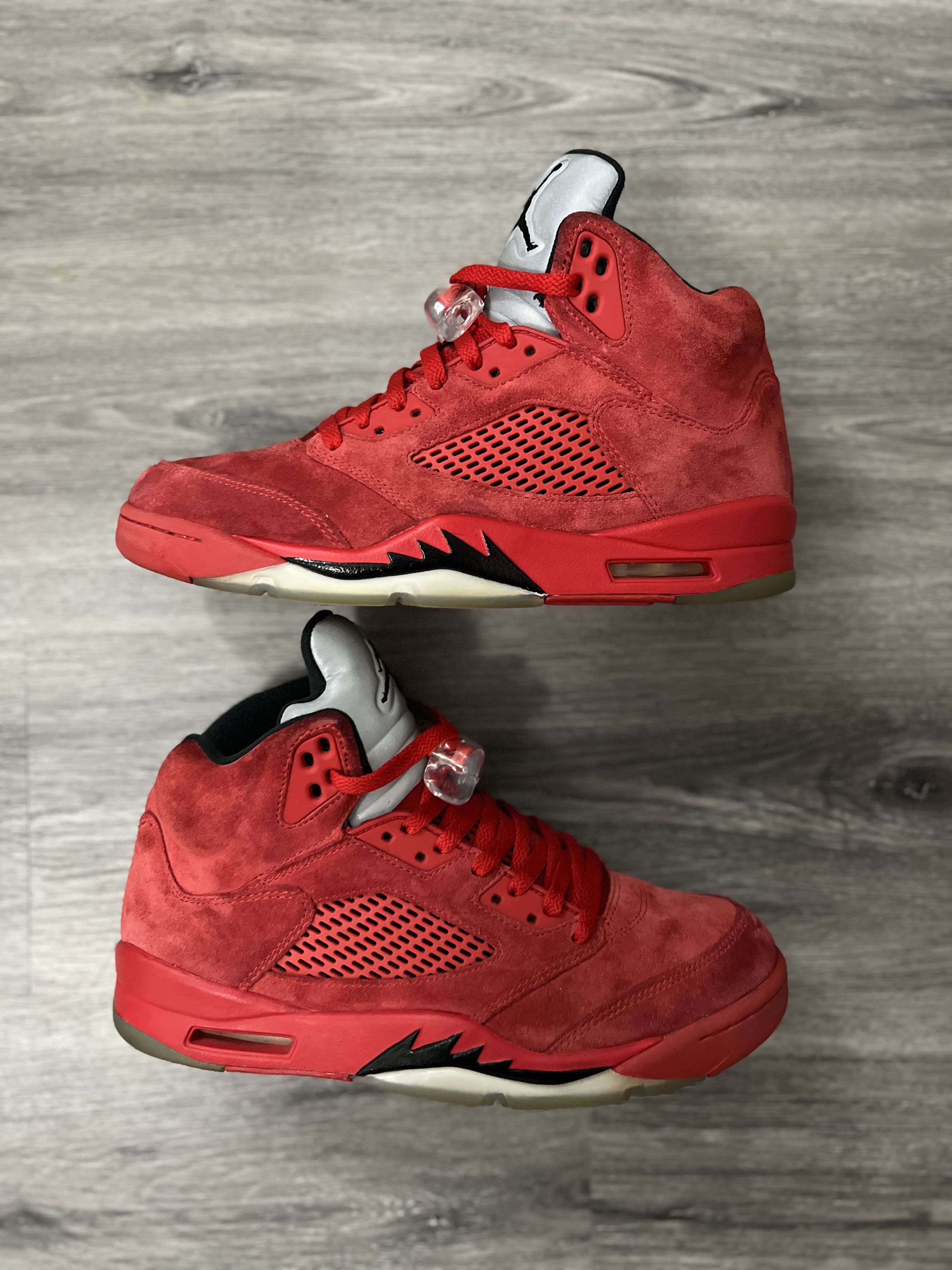 Jordan Brand Jordan 5 Retro Red Suede Size US 9.5 / EU 42-43 - 2 Thumbnail