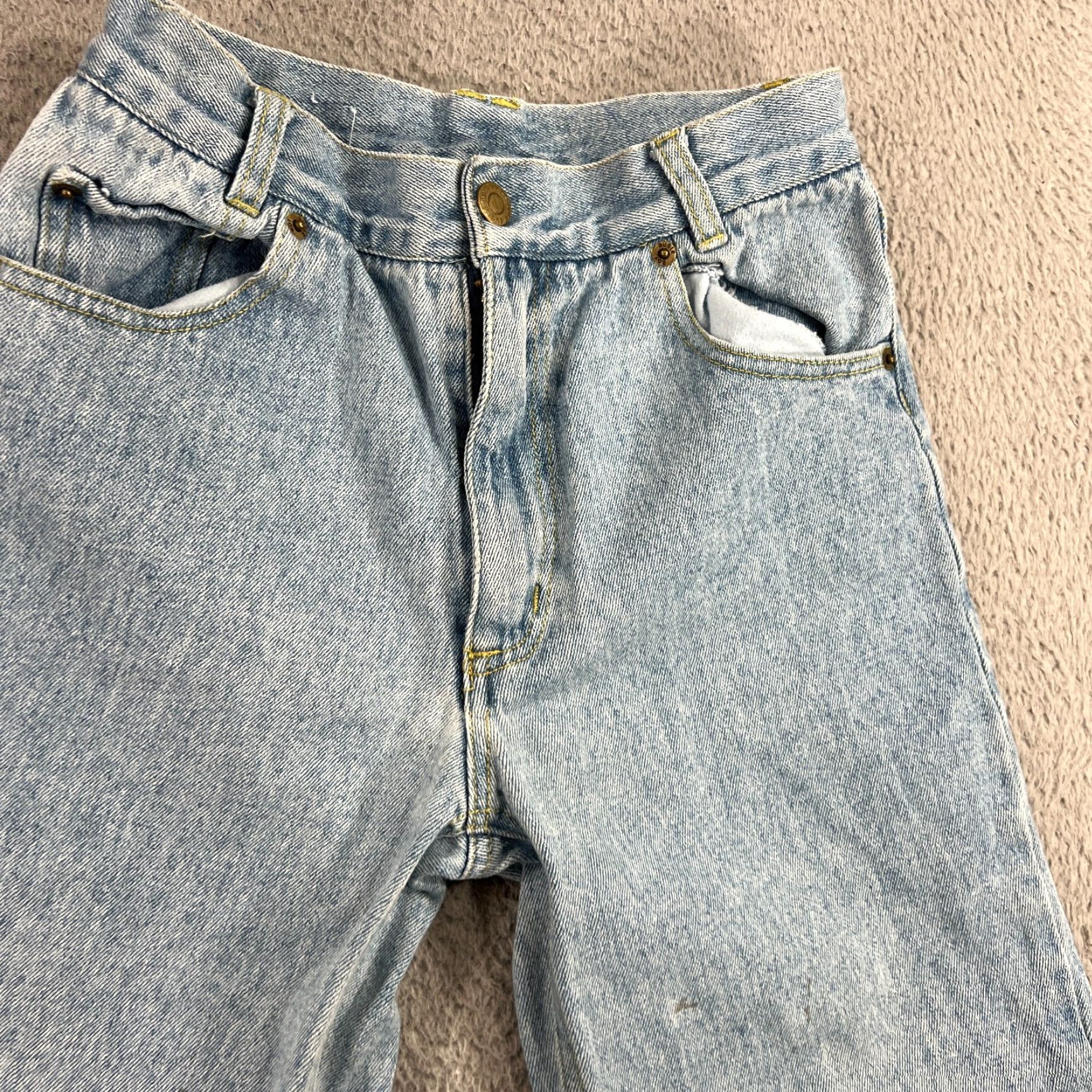 Bugle Boy VINTAGE Bugle Boy Jeans Bermuda Shorts 25" Light Blue Denim Casual Mens 90s Vintage Size US 26 / EU 42 - 4 Thumbnail