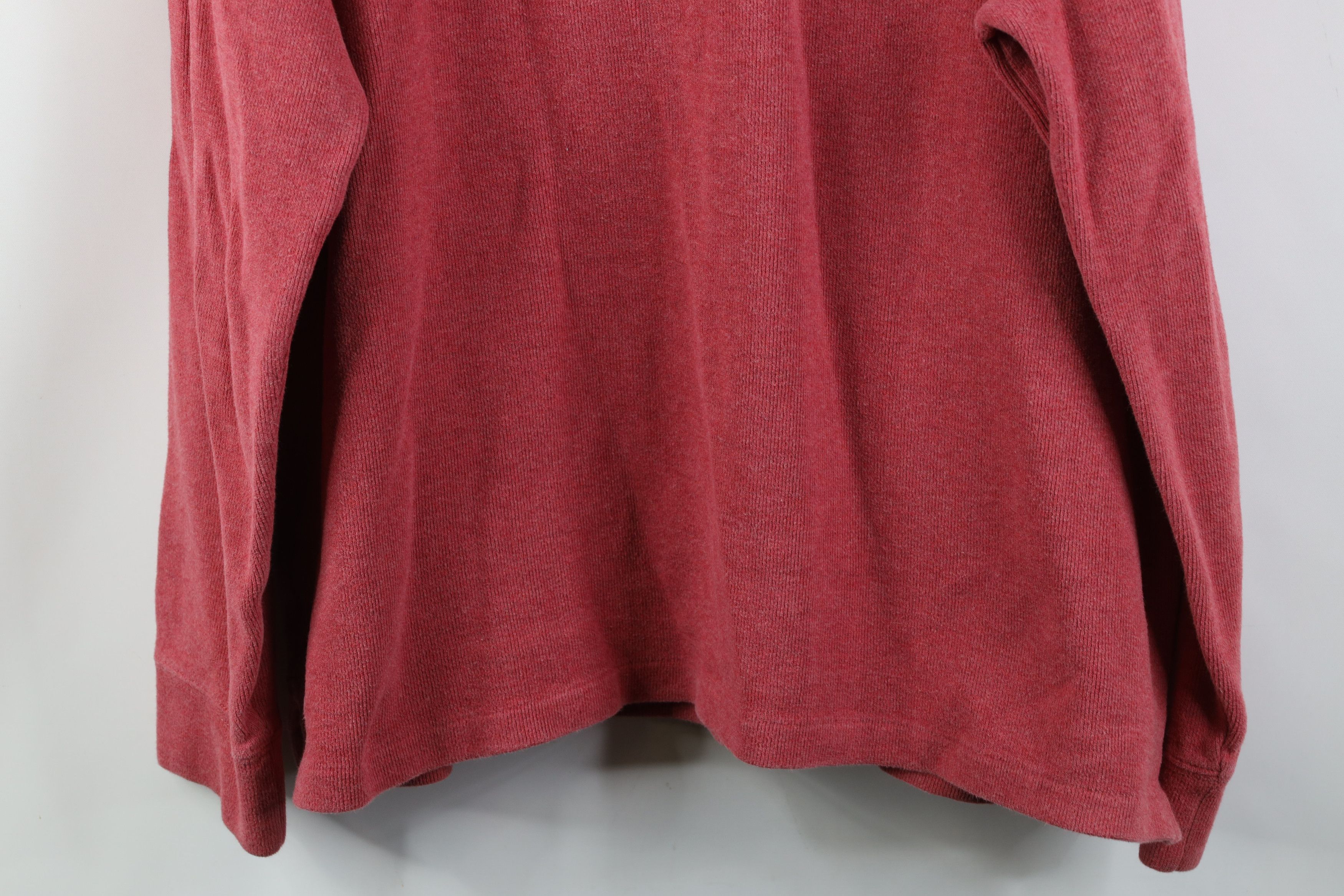 Polo Ralph Lauren Vintage 90s Ralph Lauren Ribbed Knit 1/4 Zip Sweater Red Size US XXL / EU 58 / 5 - 13 Thumbnail