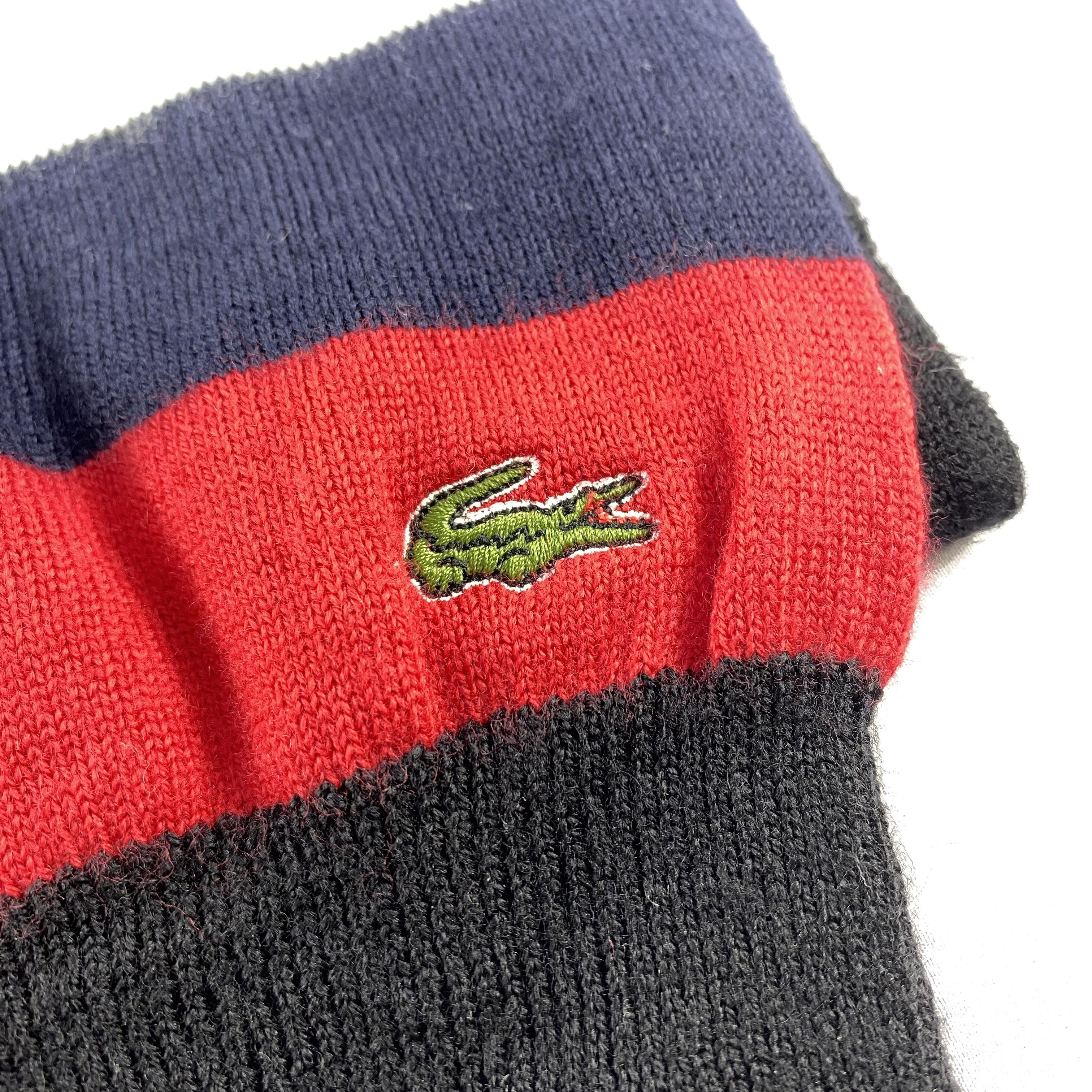 Lacoste Lacoste Stripe Scarf Neck Wrap Muffler Size ONE SIZE - 5 Thumbnail