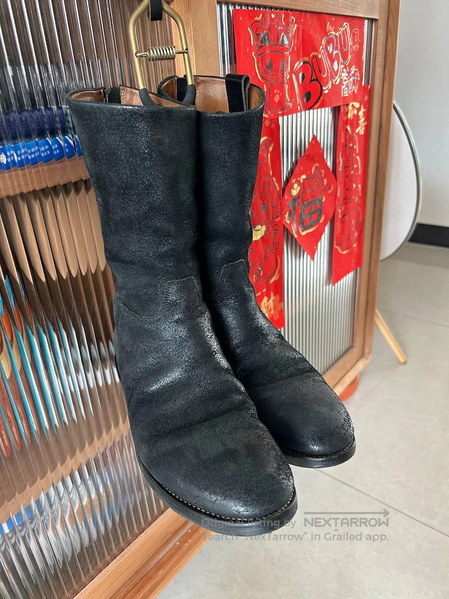 Old Joe oldjoe oil wax vintage leather boots. Size US 8 / EU 41 - 3 Thumbnail