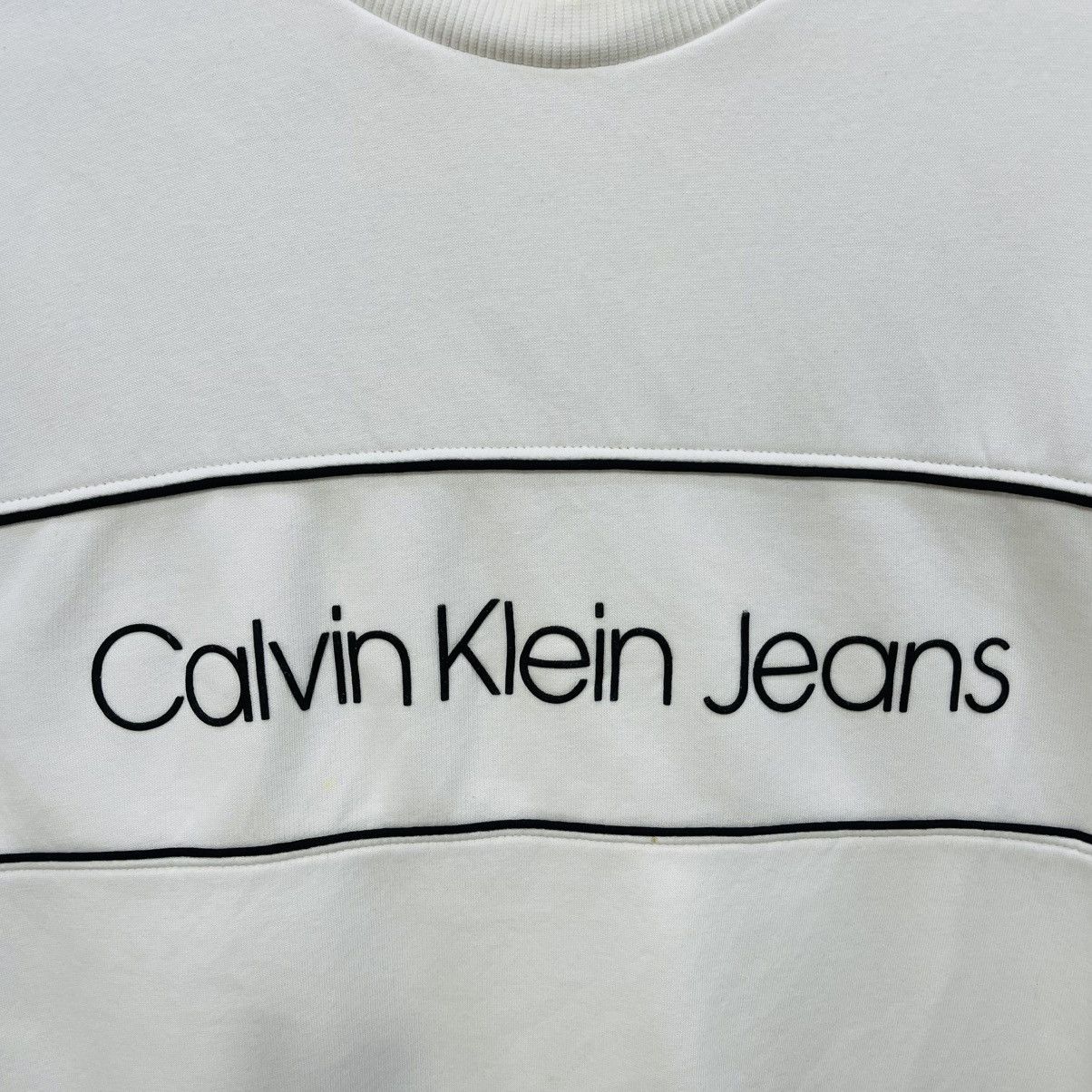 Calvin Klein Calvin klein jeans very big logo sweatshirt Size US M / EU 48-50 / 2 - 4 Thumbnail