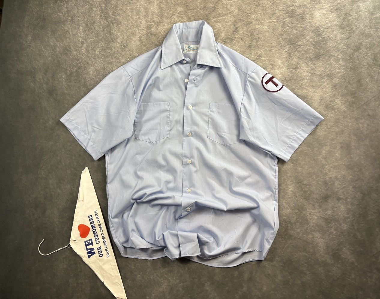 Vintage 1980s Vintage Work Shirt Security Uniform Shortsleeve Summer Size US S / EU 44-46 / 1 - 14 Thumbnail
