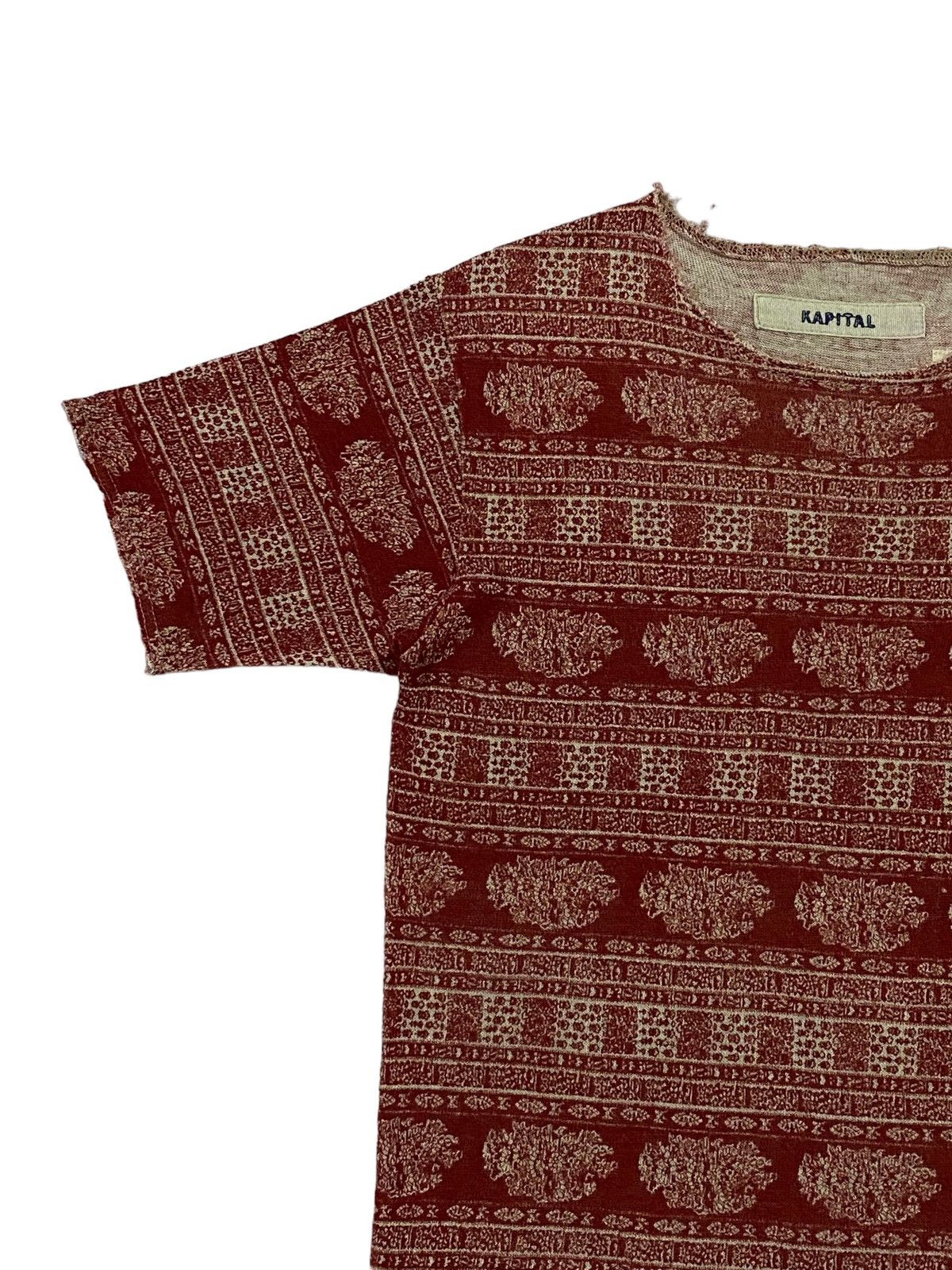 Kapital Kapital Kiro Hirata Linen T-Shirt Size US XS / EU 42 / 0 - 14 Thumbnail