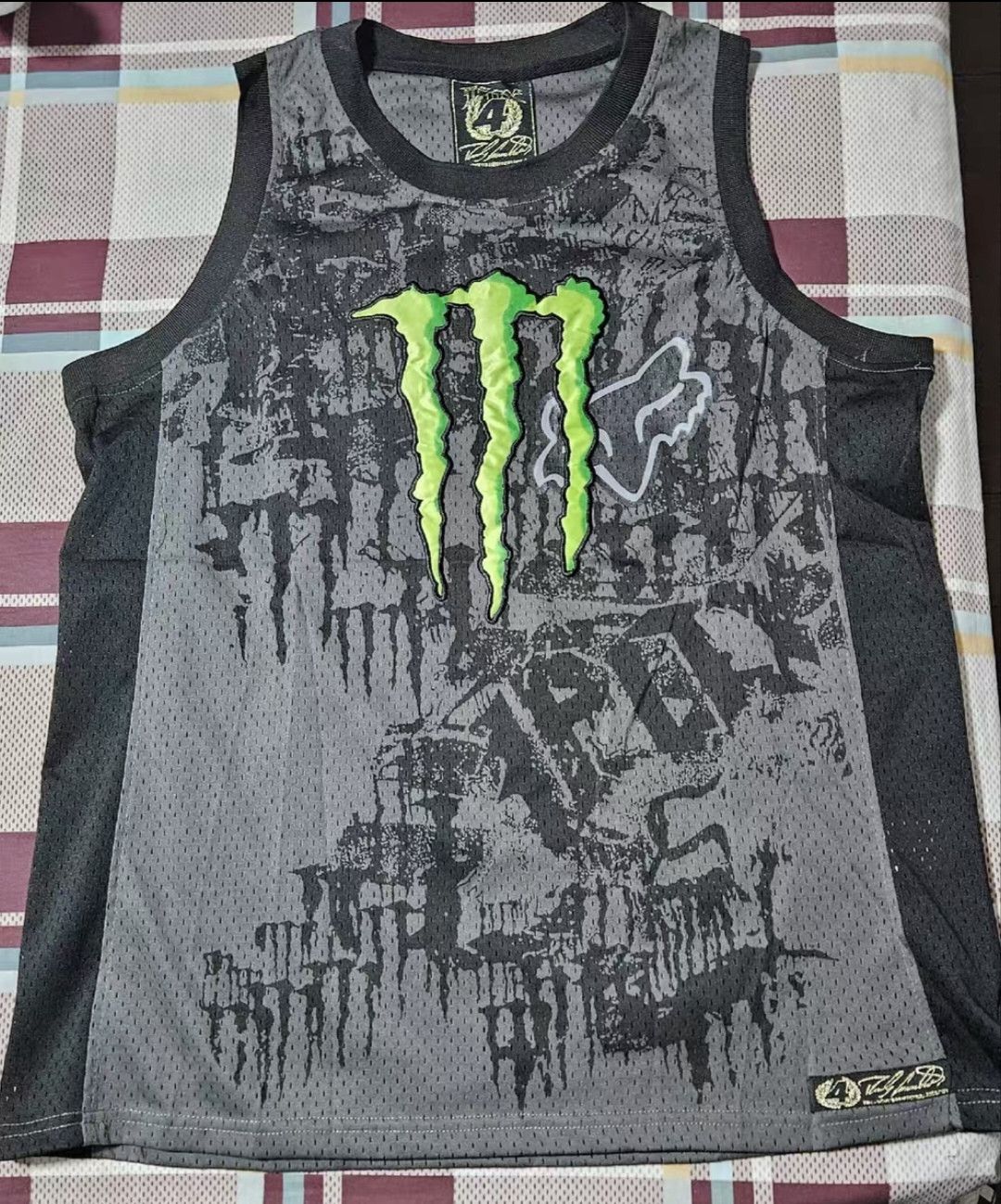Fox Racing monster x fox racing rare grunge streetwear vest Size US L / EU 52-54 / 3 - 1 Thumbnail