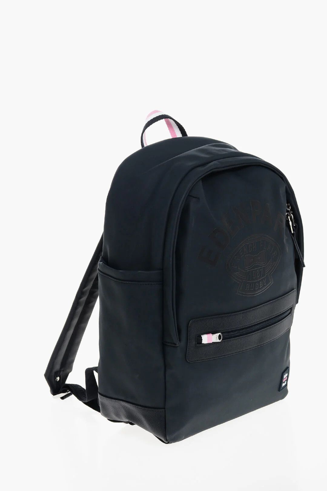 Eden Park og1mm0426 Size: OS / Solid-Color Nylon-Blend Backpack Black Size ONE SIZE - 3 Thumbnail