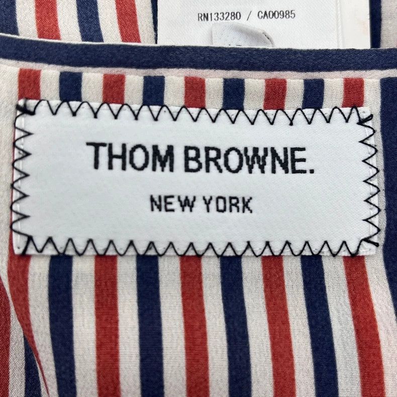 Thom Browne Thom Browne Size 38Grey classic logo tassel wool tweed suit Size XS / US 0-2 / IT 36-38 - 5 Thumbnail