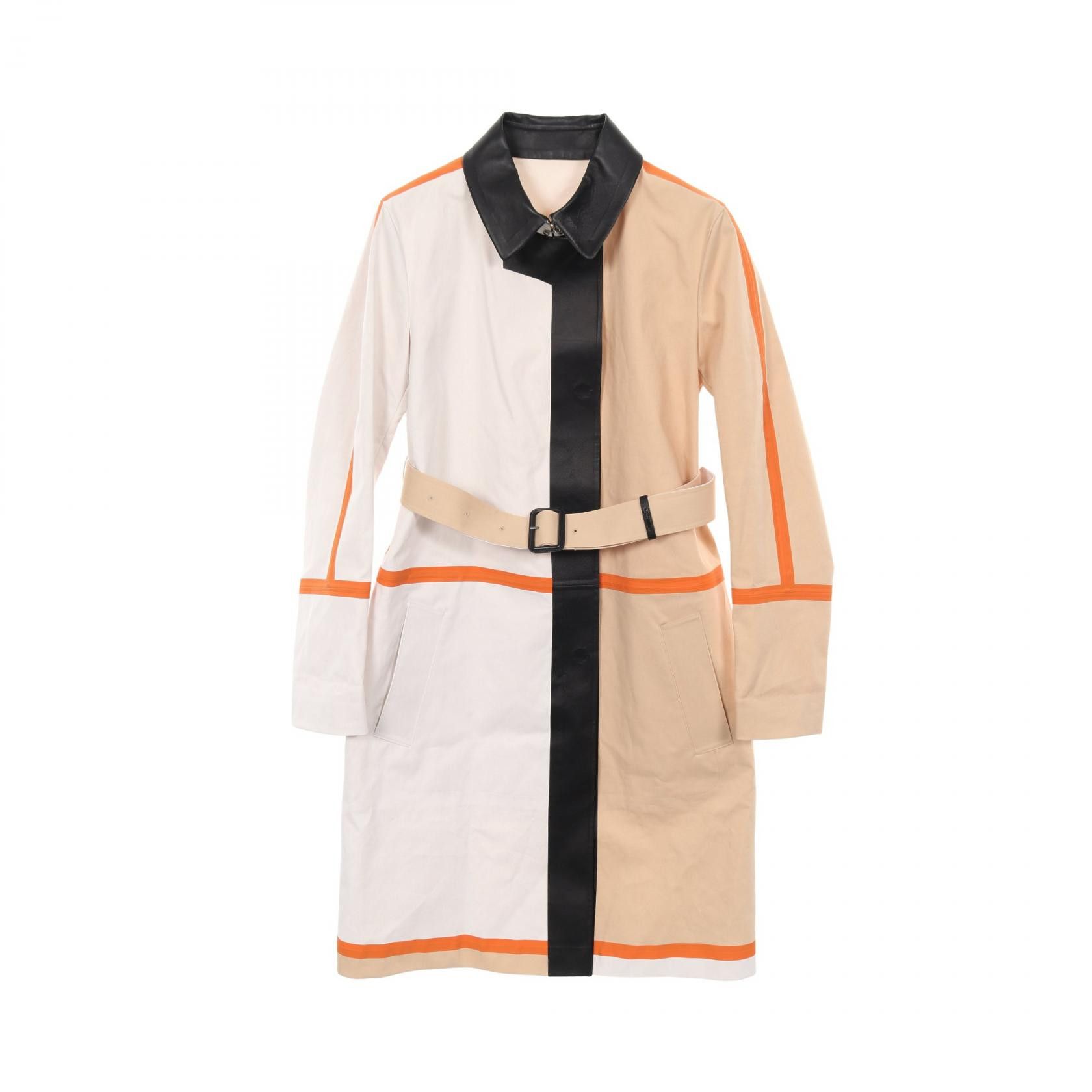 Fendi Fendi Fendi Leather Cotton Coat Leather Outerwear DUTY FREE for USA Size ONE SIZE - 1 Thumbnail