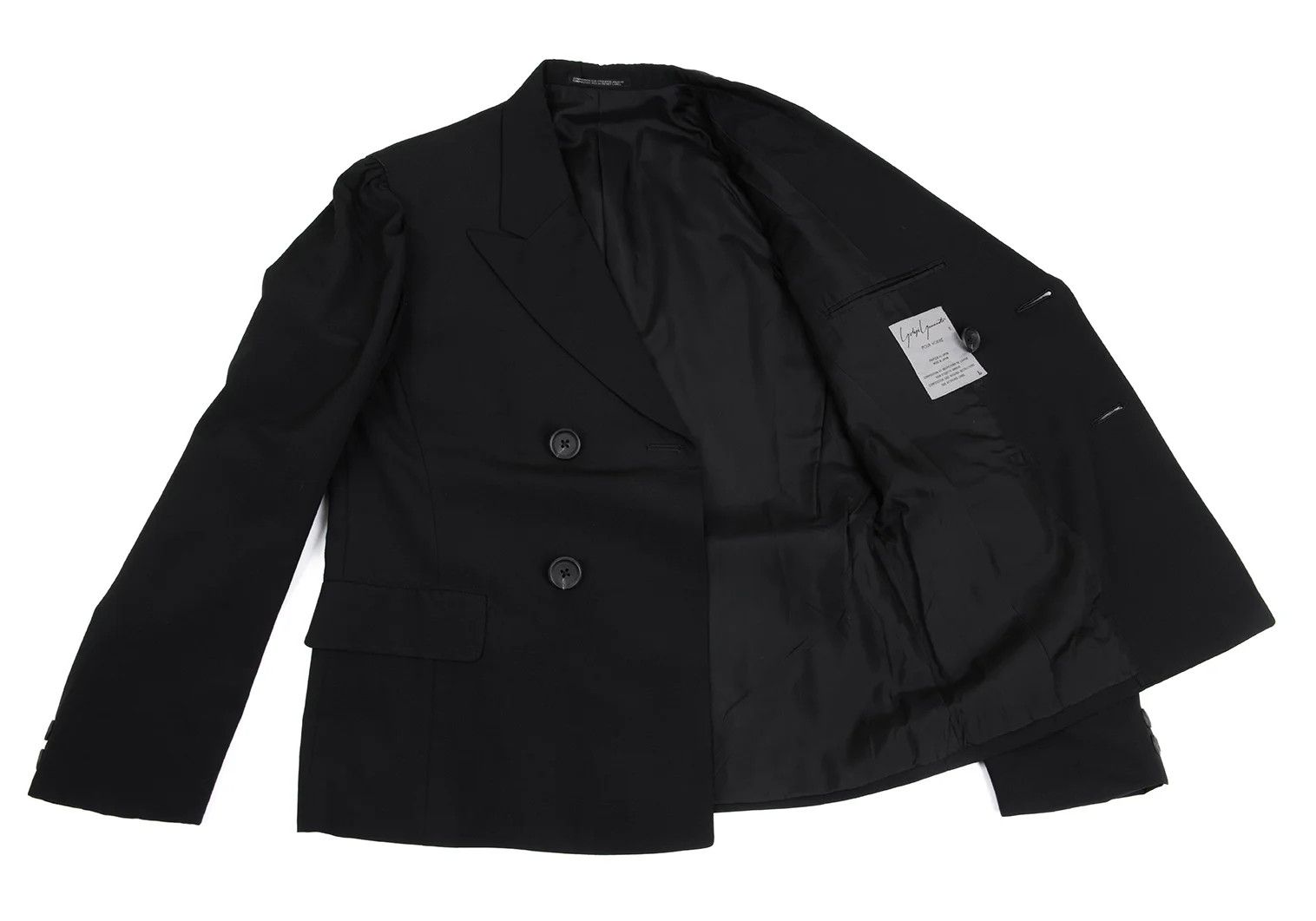 Yohji Yamamoto Yohji Yamamoto Wool Puff Sleeve Jacket Size US L / EU 52-54 / 3 - 12 Thumbnail