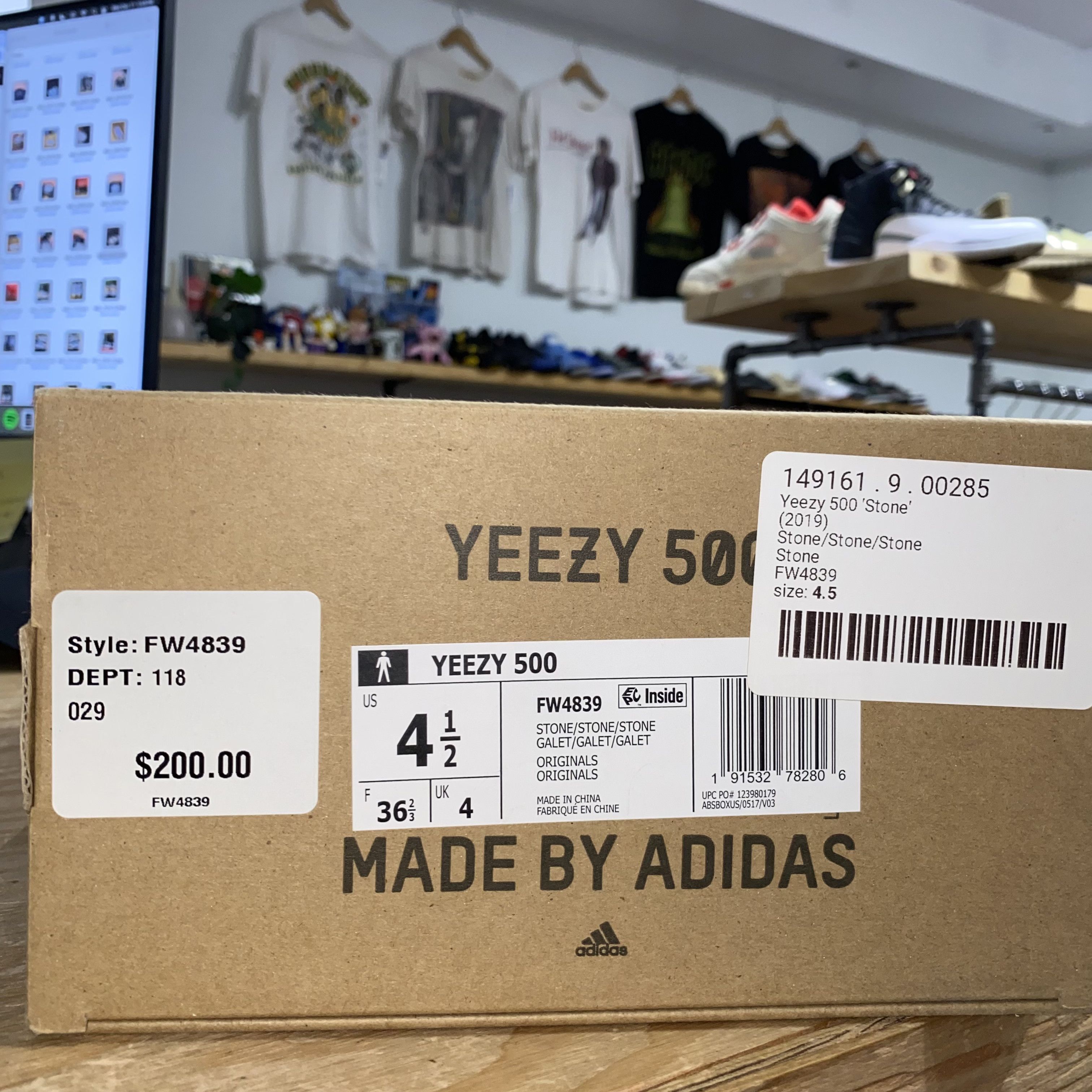 adidas gazelle silver green womens Shop Beige Mens adidas Yeezy 500 High Top Sneakers – Shoebacca main image 1