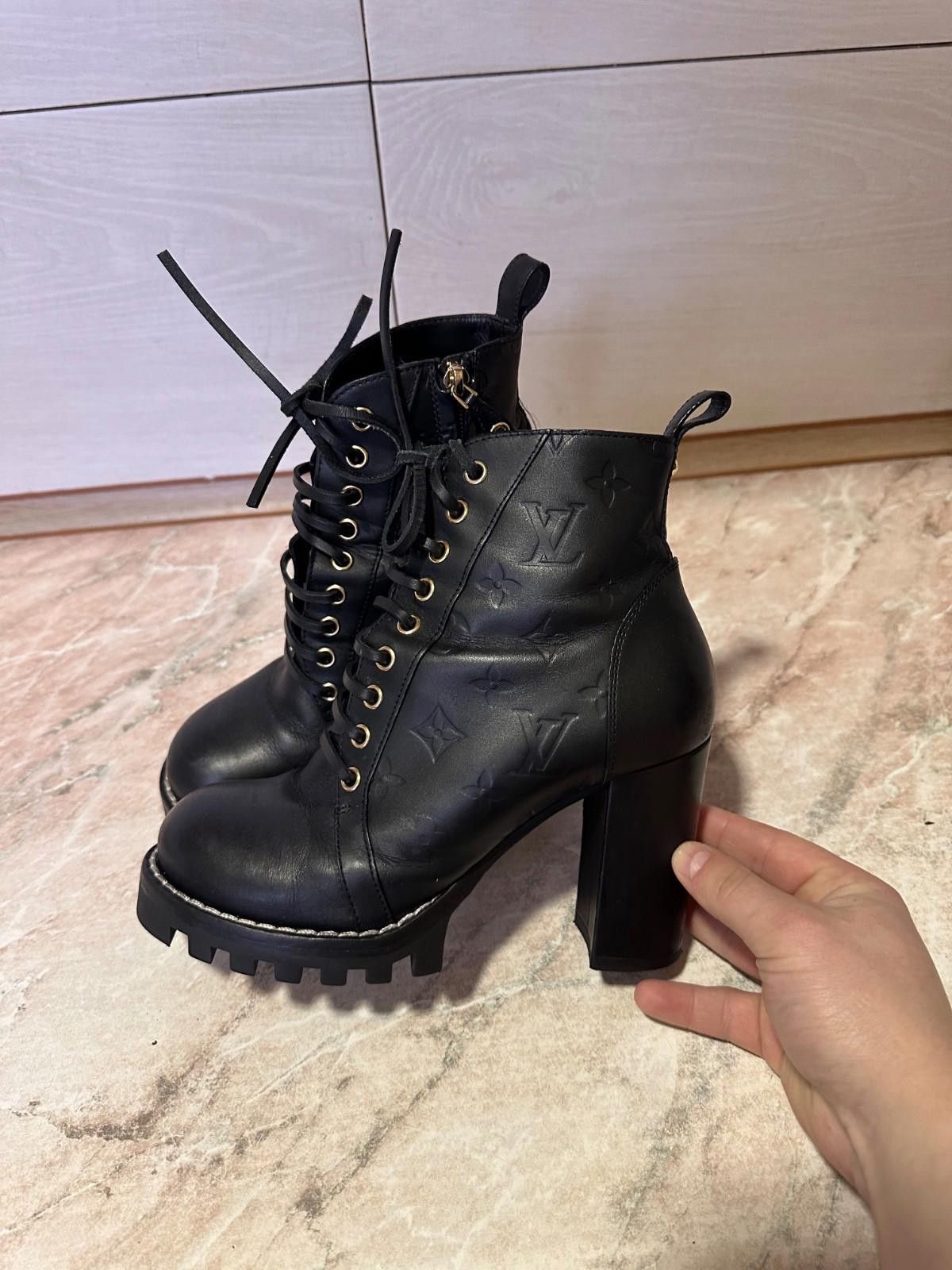 Louis Vuitton Louis Vuitton Star Trail Ankle Boot Black Size 37.5 Size US 7.5 / IT 37.5 - 2 Thumbnail