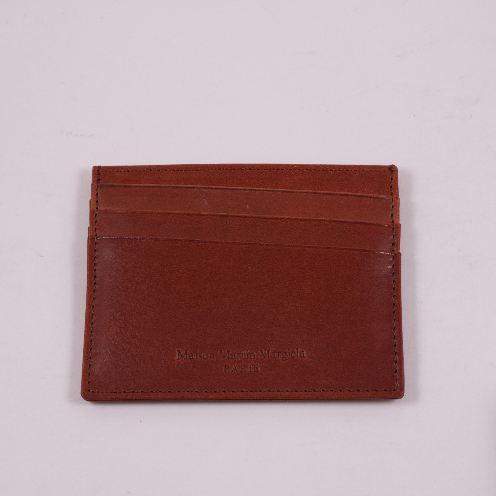 Maison Martin Margiela ⑪ Leather Wallet Maison Margiela Bifold Wallet Money Clip Black Genuine
