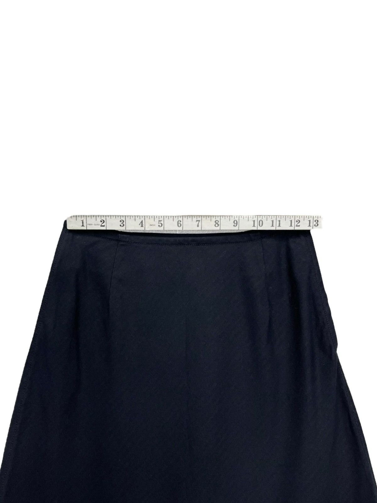 Comme des Garcons × Tricot Comme des Garcons Vtg TRICOT COMME DES GARÇONS Frayed Ruffle Bottom Midi Skirt Size 25" / US 0 / IT 36 - 13 Thumbnail