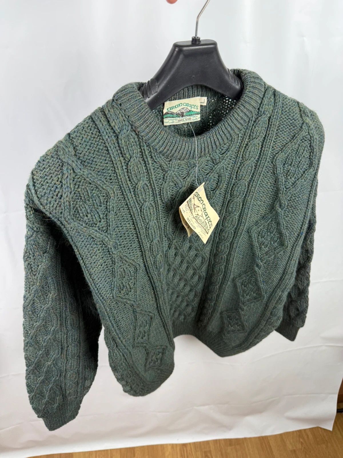 Aran Crafts Aran Crafts Ireland Wool Sweater Men size L Size US L / EU 52-54 / 3 - 9 Thumbnail