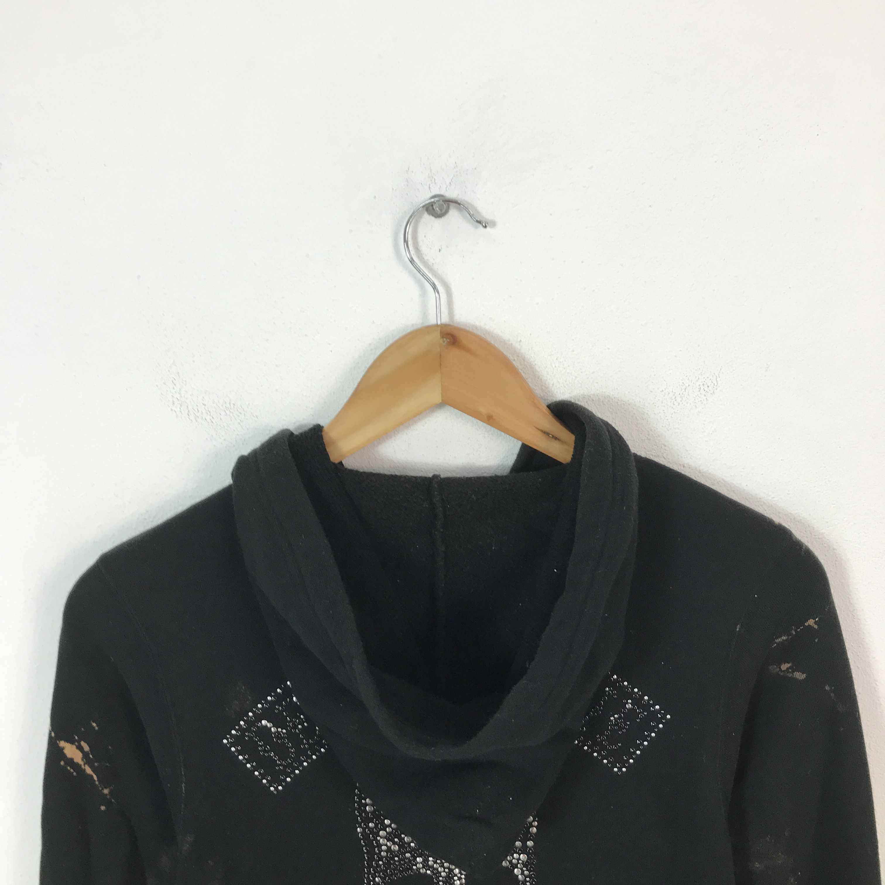 Roen gothic style roen Japan Acid Wash style skull hoodies jacket Size US XS / EU 42 / 0 - 4 Thumbnail