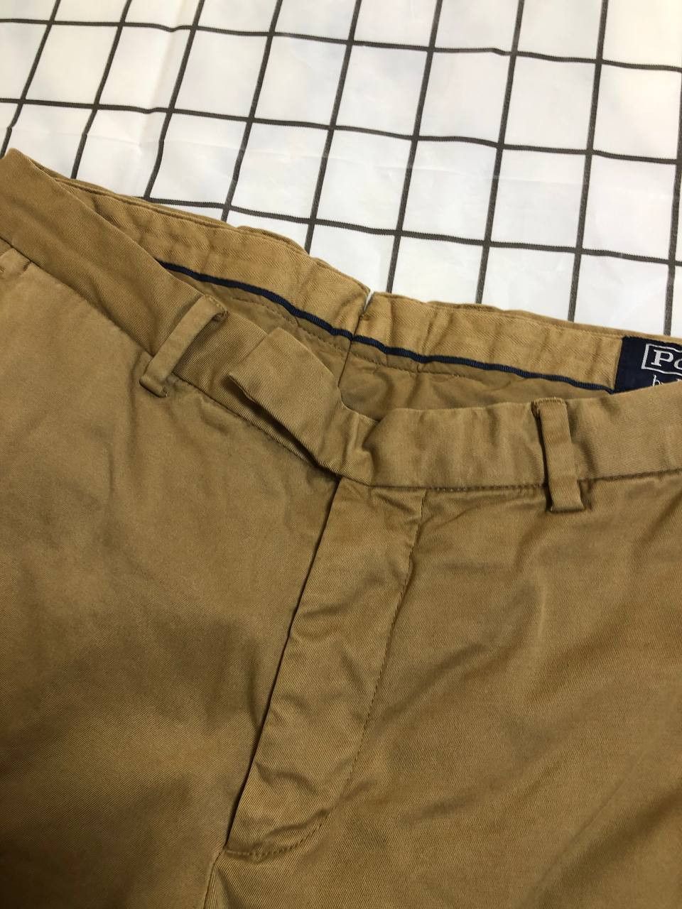 Polo Ralph Lauren Polo Ralph Lauren Mens Chino Trousers Slim Straight Beige Size US 31 - 9 Thumbnail
