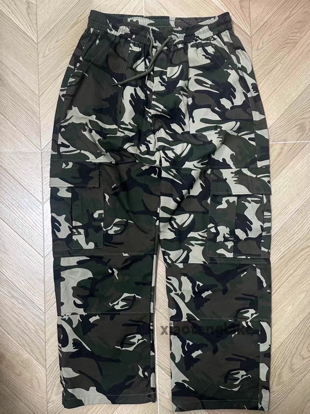 Vintage Utility skate hiphop loose baggy cargo camo hiphop pants Size US 36 / EU 52 - 5 Thumbnail