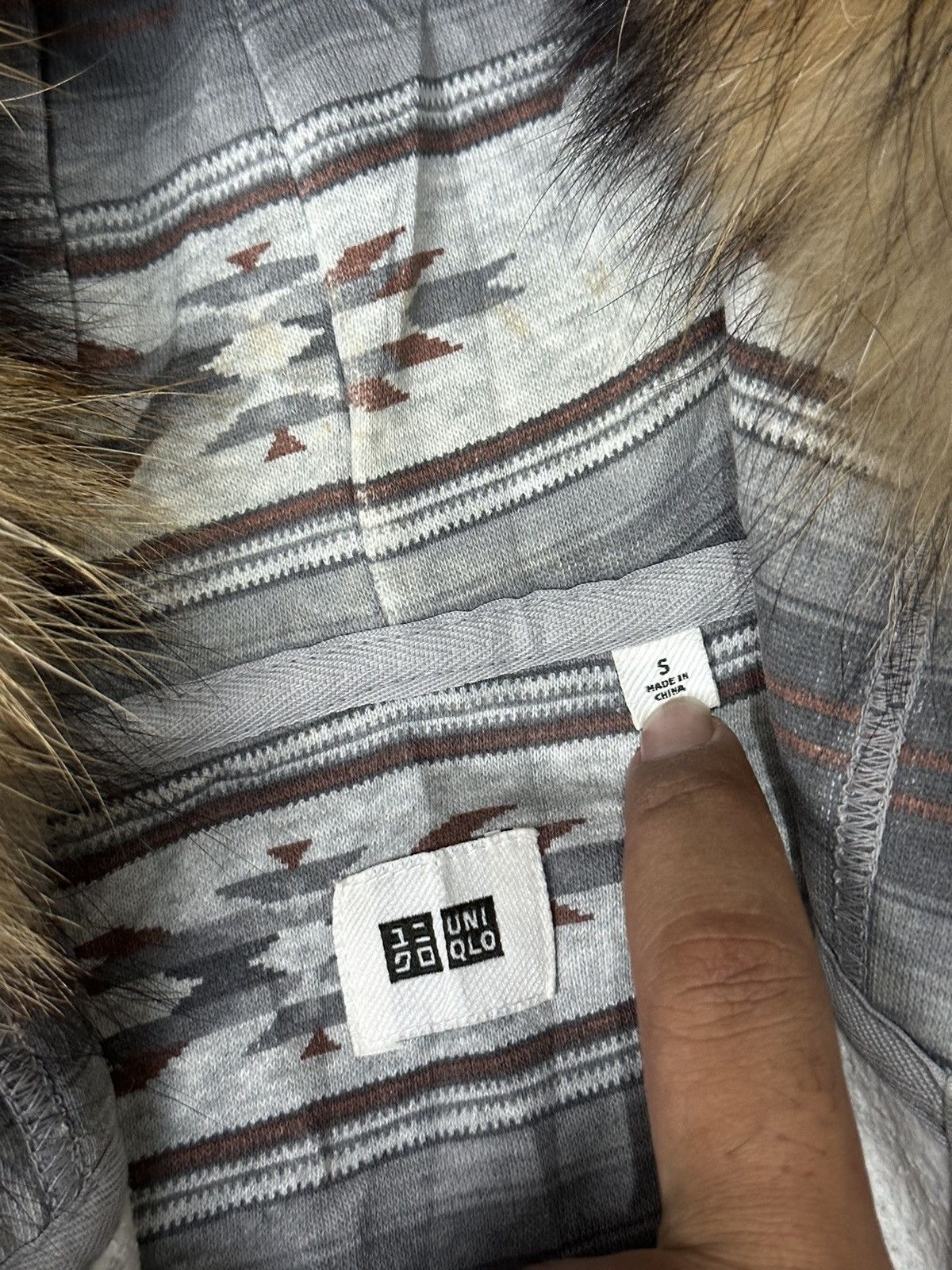 Hysteric Glamour × If Six Was Nine × Japanese Brand Navajo Fur Ziphoodie Style Uniqlo Size US S / EU 44-46 / 1 - 7 Thumbnail