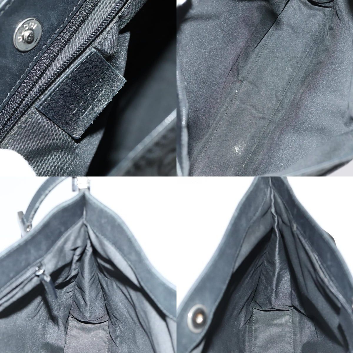 Gucci GUCCI GG Canvas Shoulder Bag Black 001 001 Size ONE SIZE - 11 Thumbnail