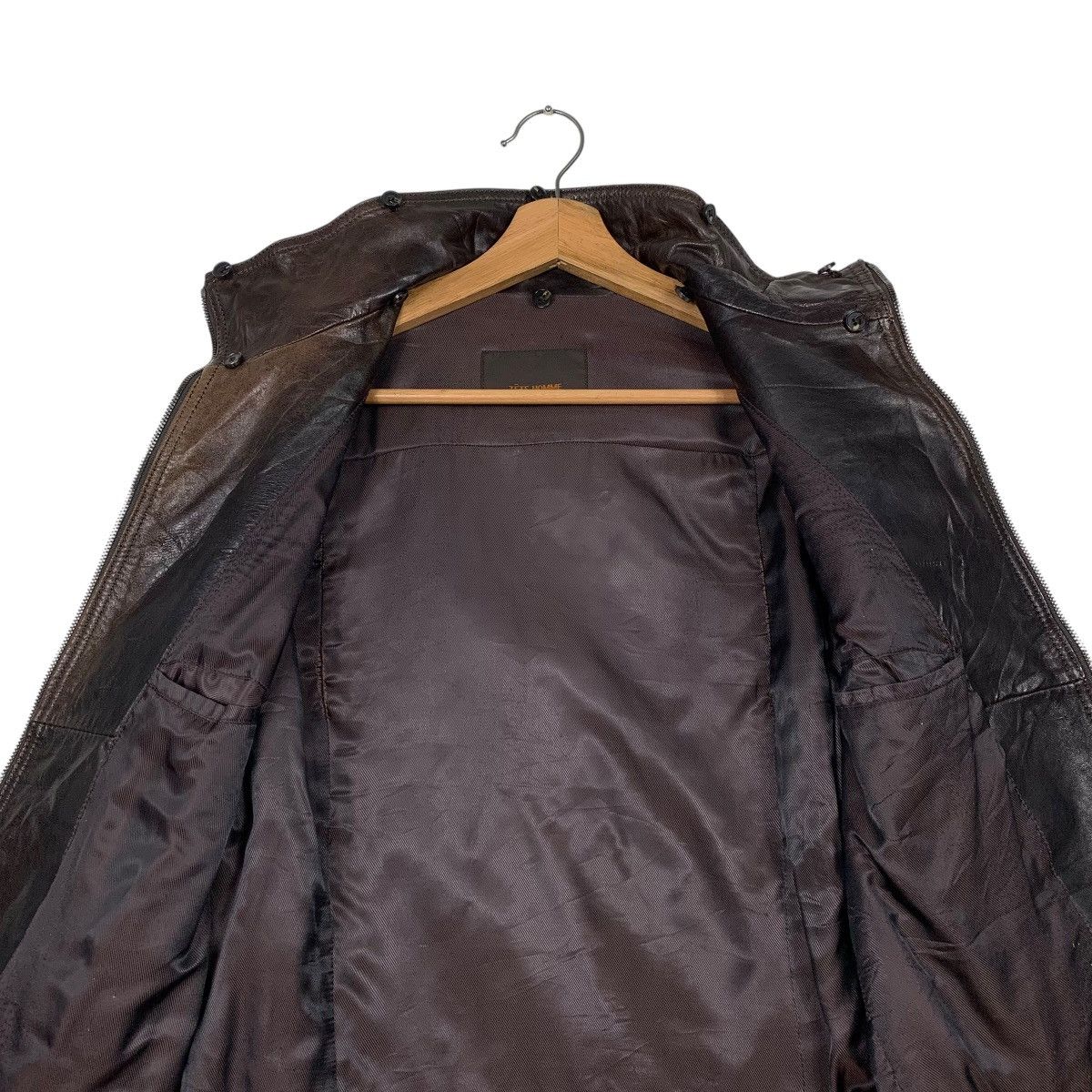 Tete Homme Tete Homme Biker Leather Jacket Size US S / EU 44-46 / 1 - 12 Thumbnail