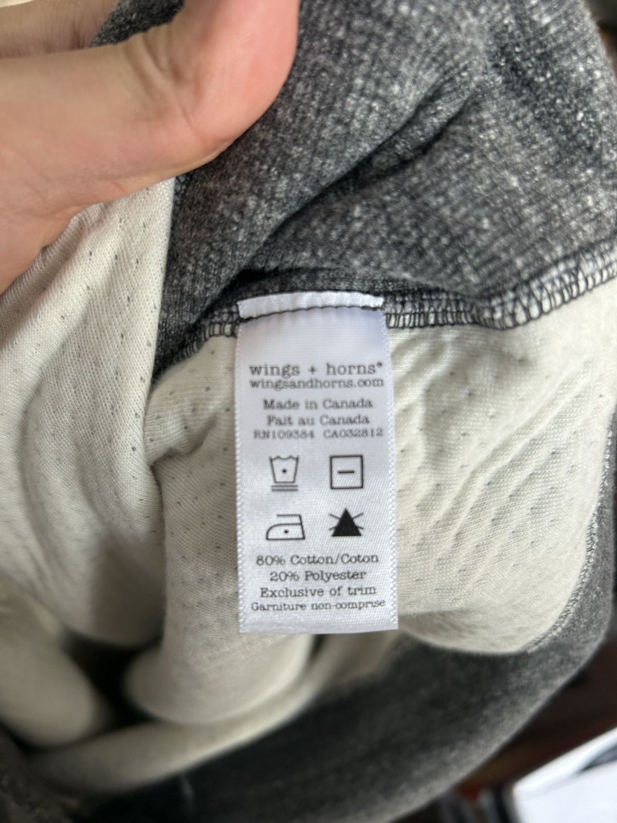 Wings + Horns Thermal Knit Size US S / EU 44-46 / 1 - 4 Thumbnail