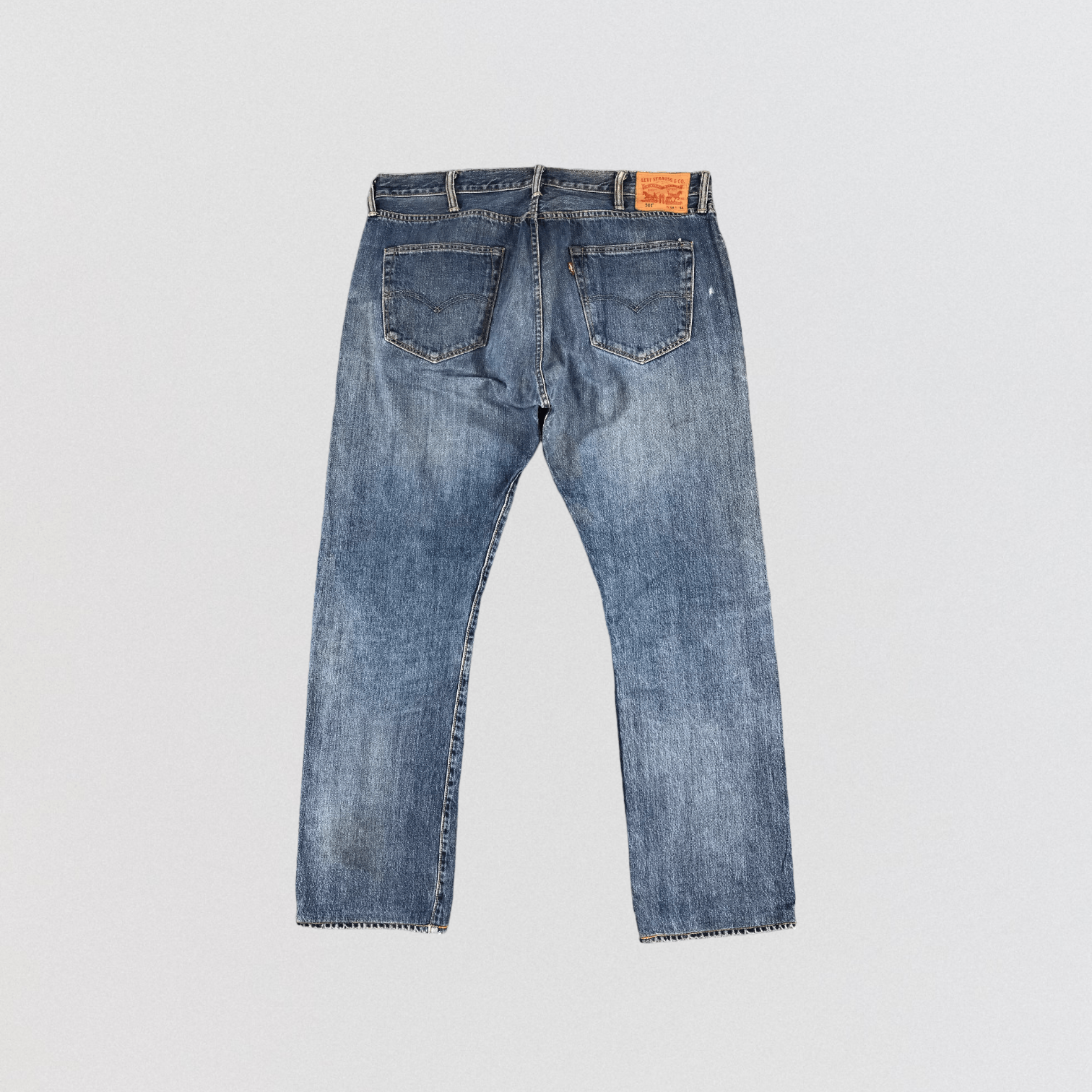 Levi's Vintage Medium Wash Levis 501 Jeans-JM950 Size US 41 - 2 Thumbnail