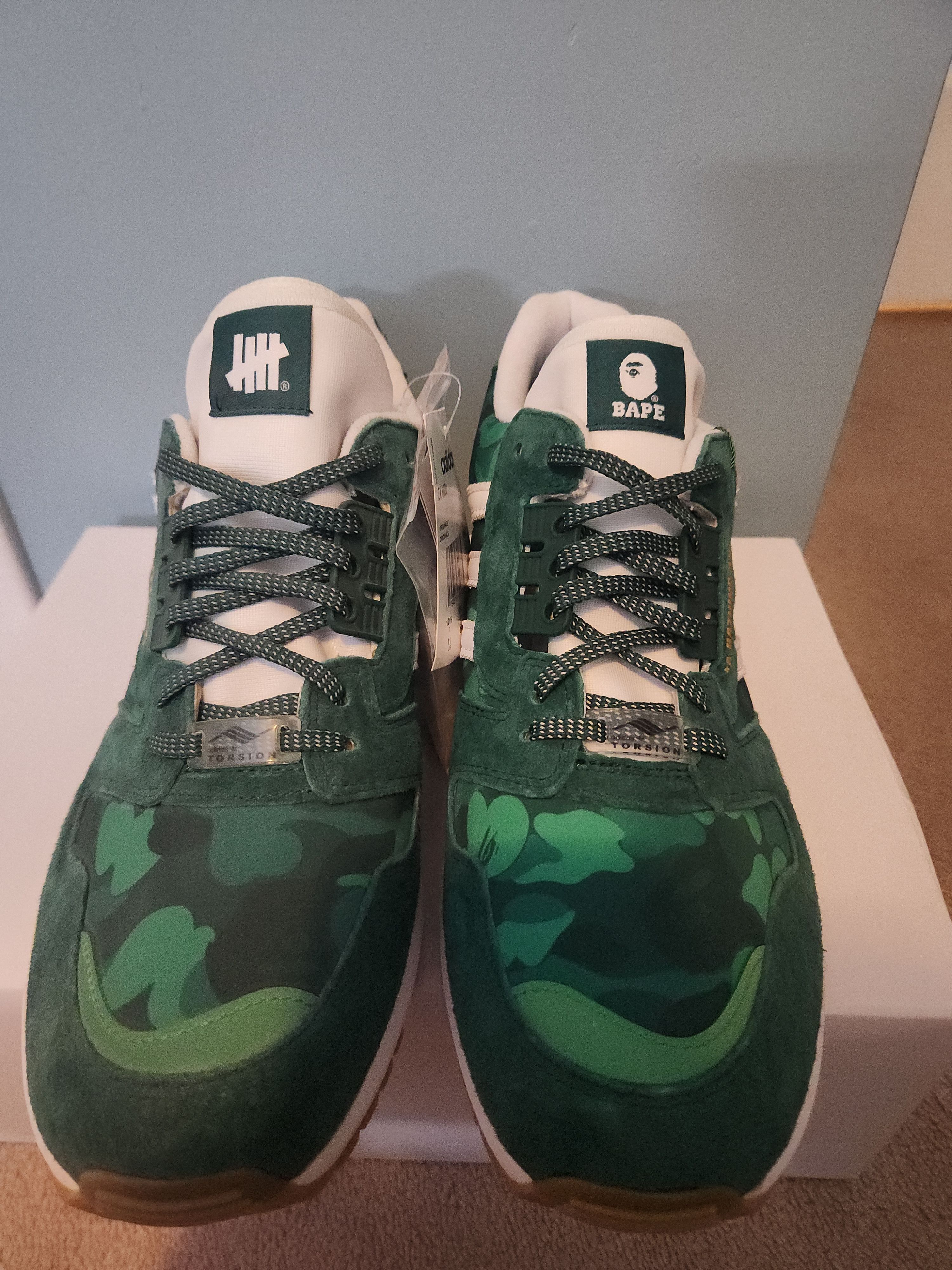 Adidas × Bape × Undefeated Adidas ZX 8000 Size US 11 / EU 44 - 2 Thumbnail