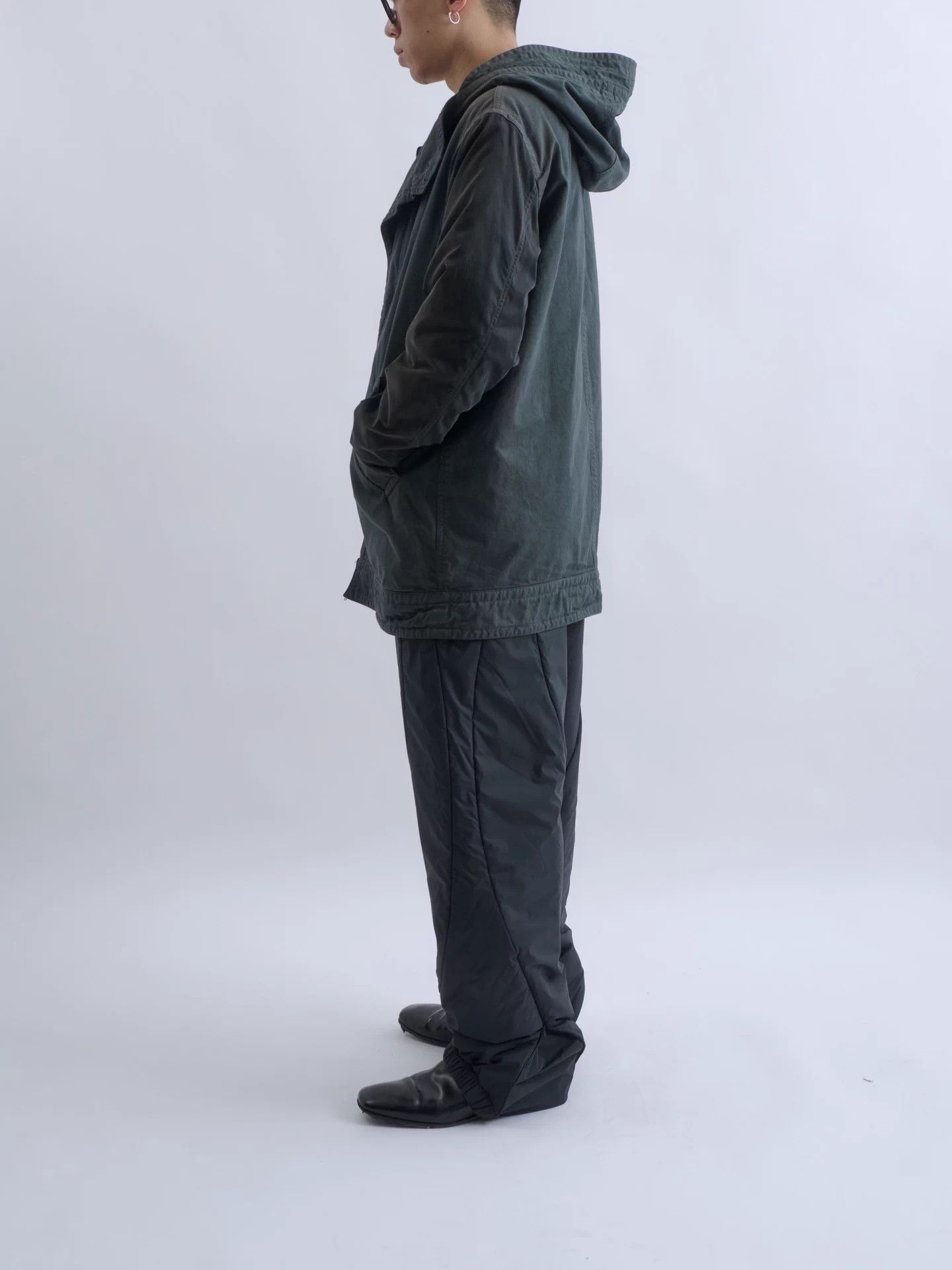 Robert Geller Robert Geller panel padded hooded cotton-cupro jacket Size US M / EU 48-50 / 2 - 5 Thumbnail