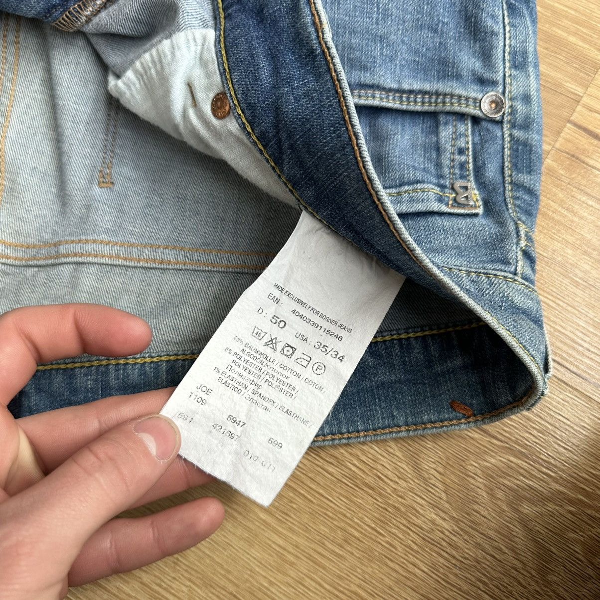 Bogner Vintage Bogner Dark Blue Washed Relaxed fit jeans Size US 34 / EU 50 - 11 Thumbnail