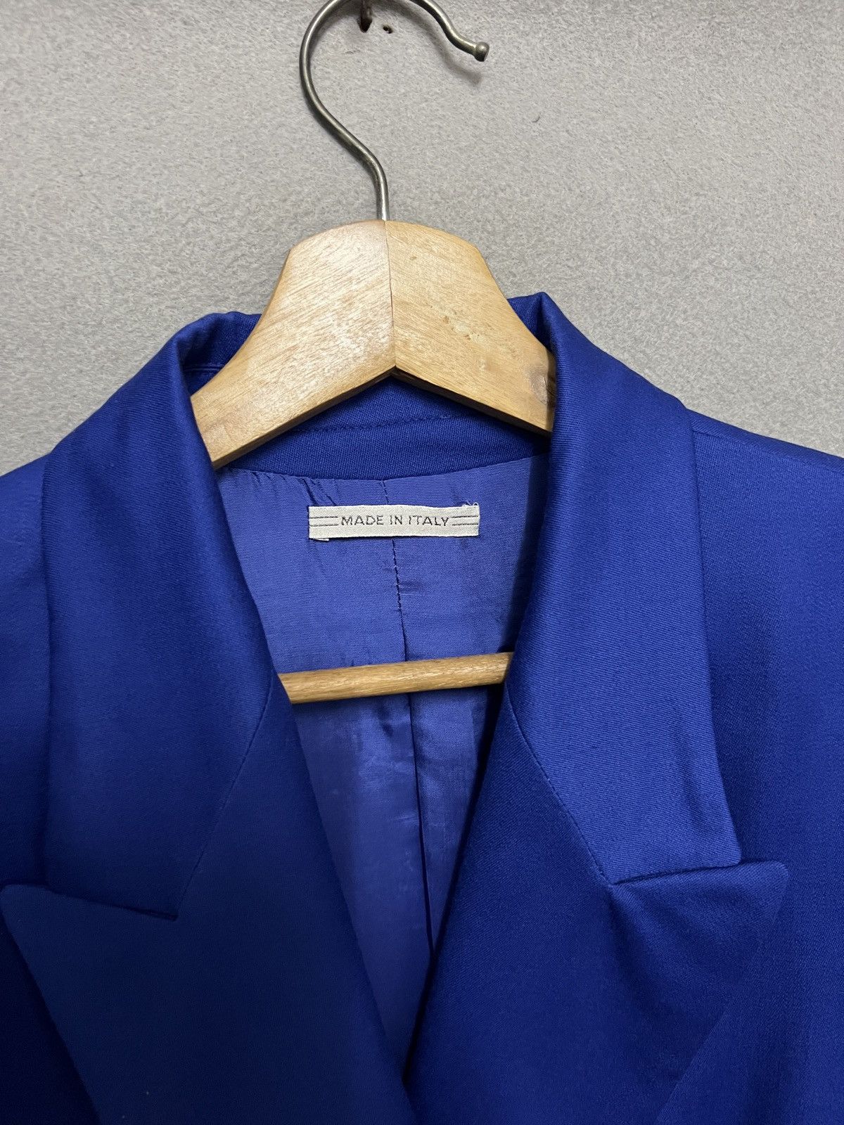 Vintage 542. Gianni Versace Vintage Royal Blue Luxury 90s Piece Size L / US 10 / IT 46 - 4 Thumbnail