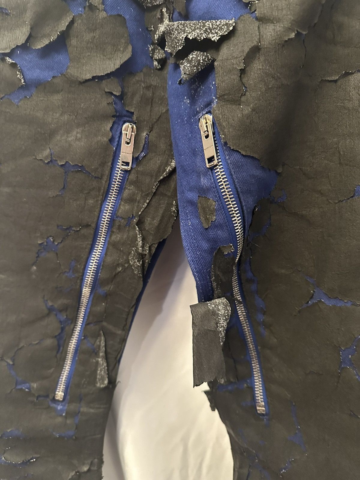 Givenchy Givenchy Two Tone Rip Off Denim Size US 32 / EU 48 - 8 Thumbnail