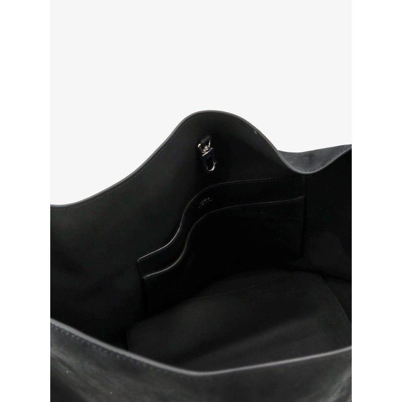 Toteme TOTEME Medium Belted Black Suede Shoulder Bag New & Authenti Size ONE SIZE - 4 Thumbnail