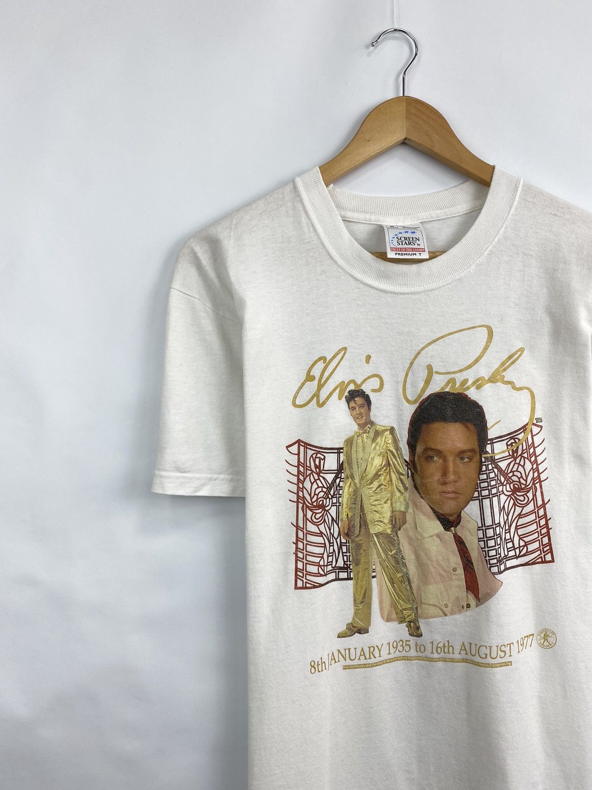 Band Tees Vintage 2002 Elvis Presley Band Rock Tour T-shirt Rare Size US M / EU 48-50 / 2 - 2 Thumbnail