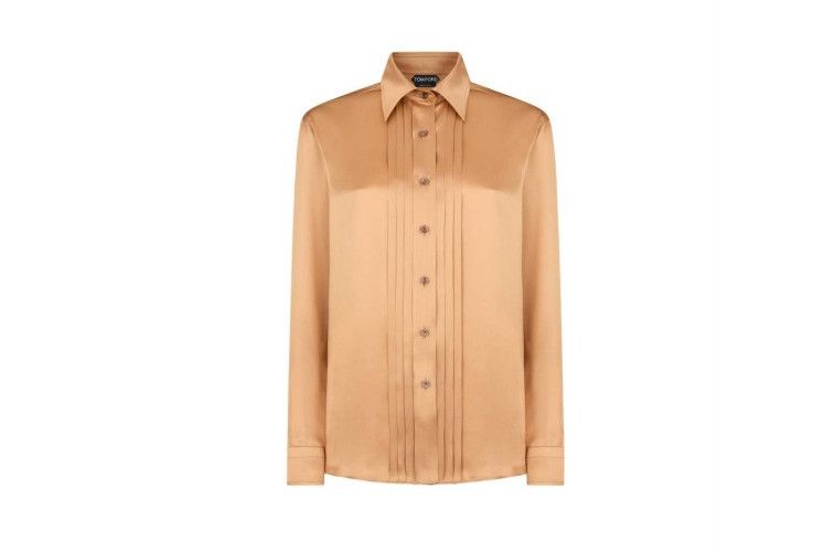Tom Ford o1w1db10525 CA3269 Shirt in Peach Size L / US 10 / IT 46 - 1 Preview