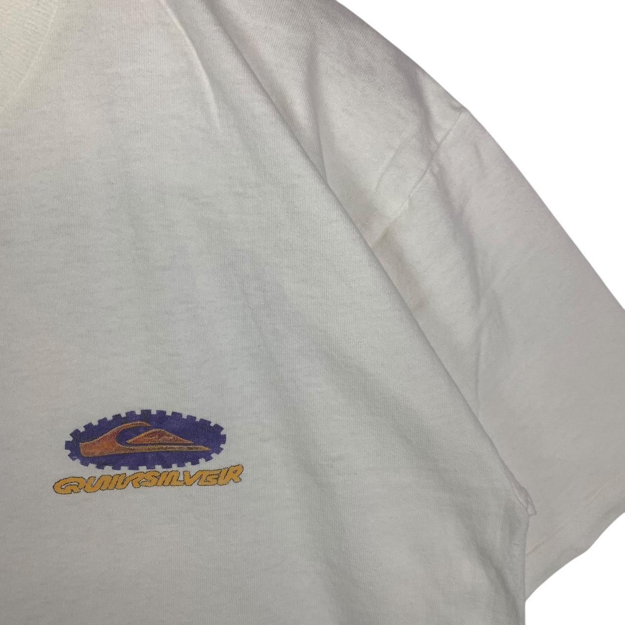 Quiksilver Vintage 90’ QUIKSILVER SURF WAVE Backhit Artwork Tee Shirt Size US L / EU 52-54 / 3 - 5 Thumbnail